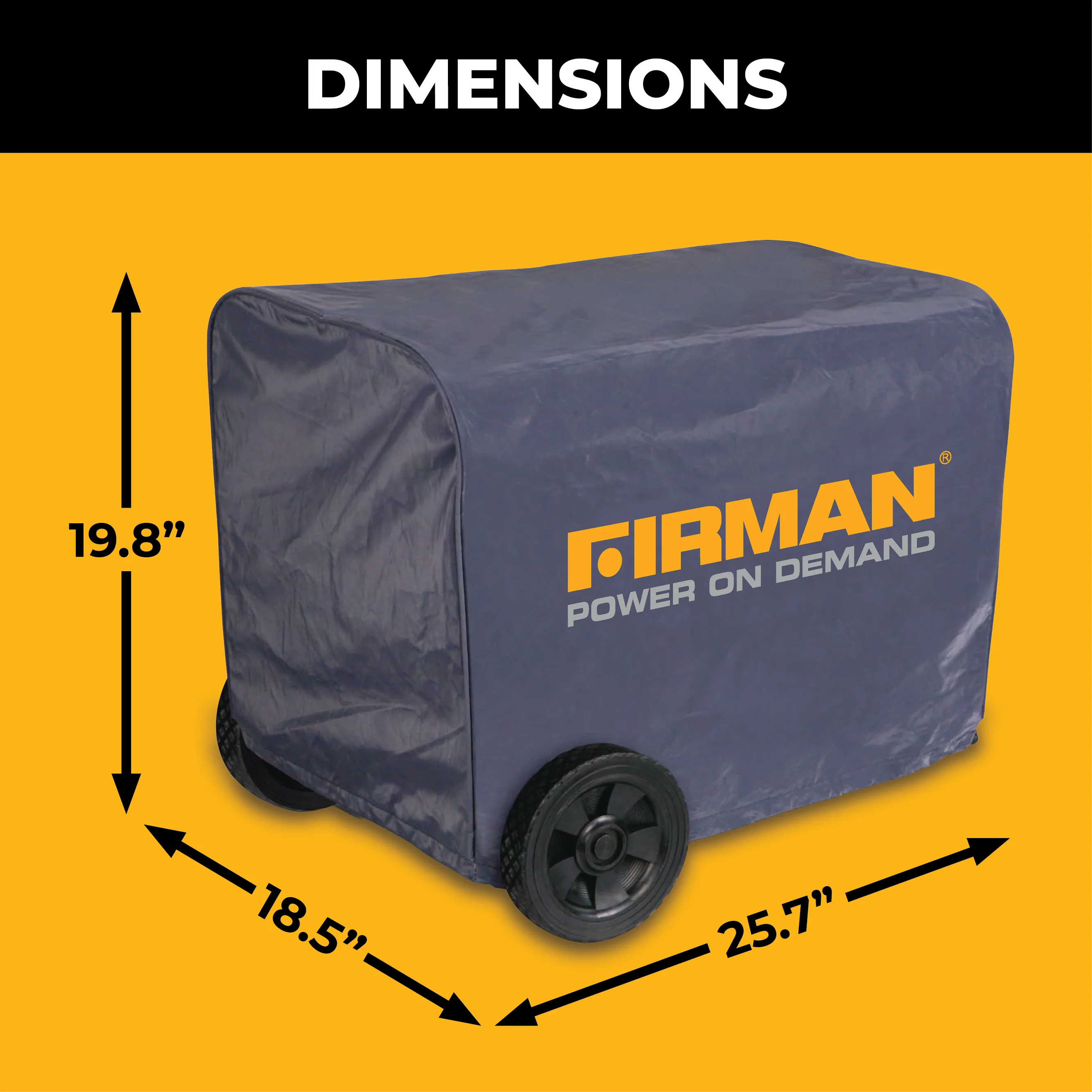 Medium Size Portable Generator Inverter Cover - Image 4