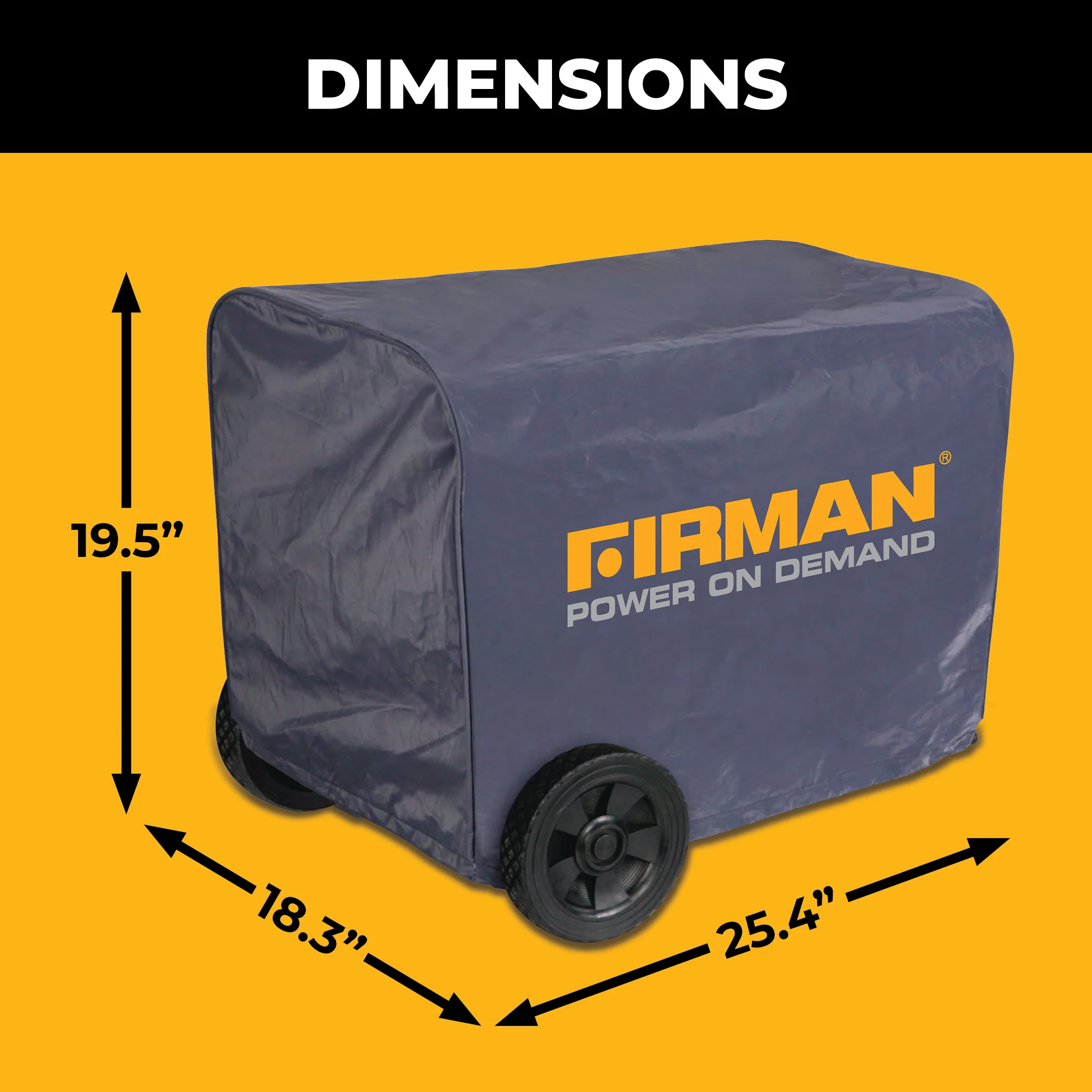 Small Size Portable Generator Weatherproof Cover - Image 4