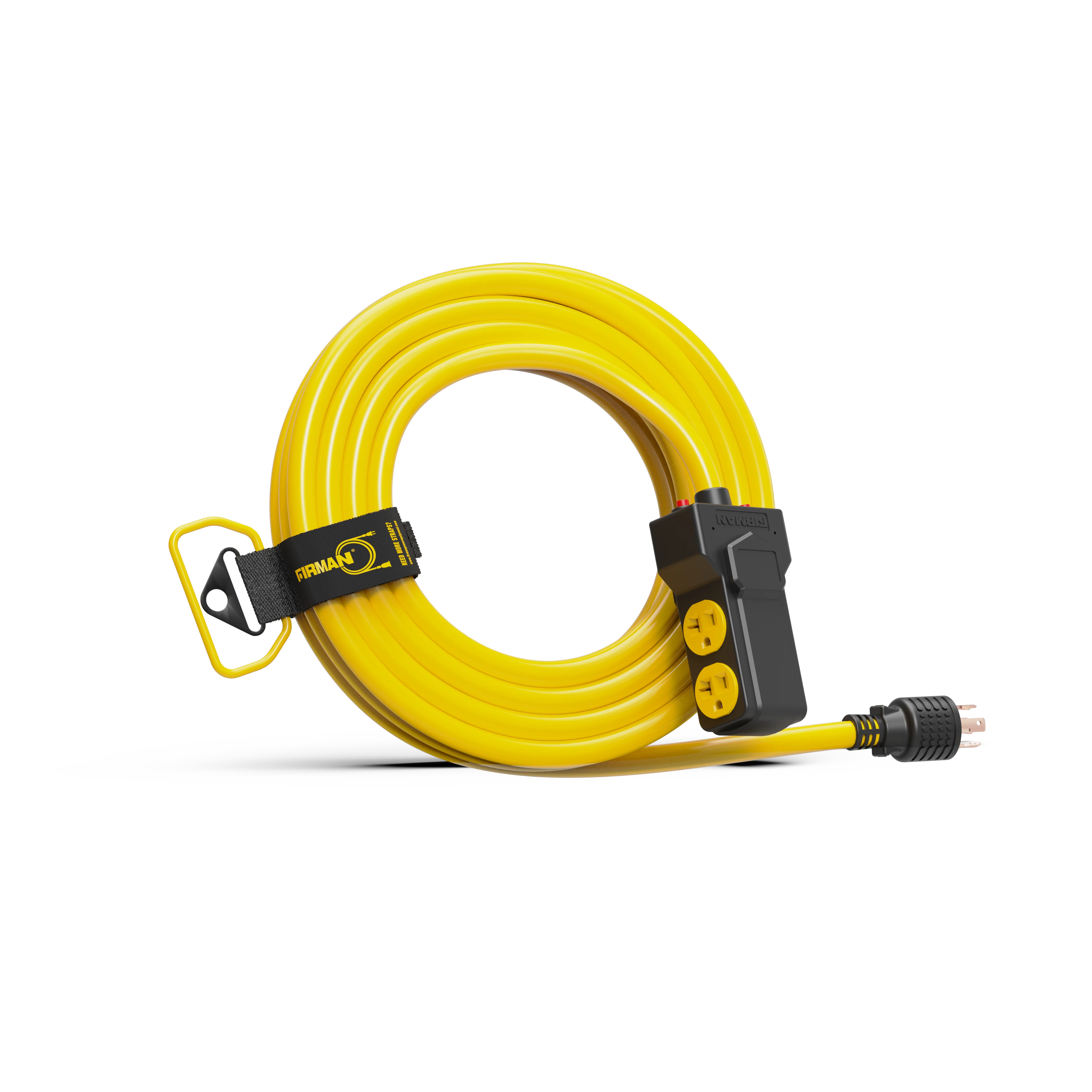 25 FT Heavy Duty L14-30P to (4) 5-20R Cord - Image 3