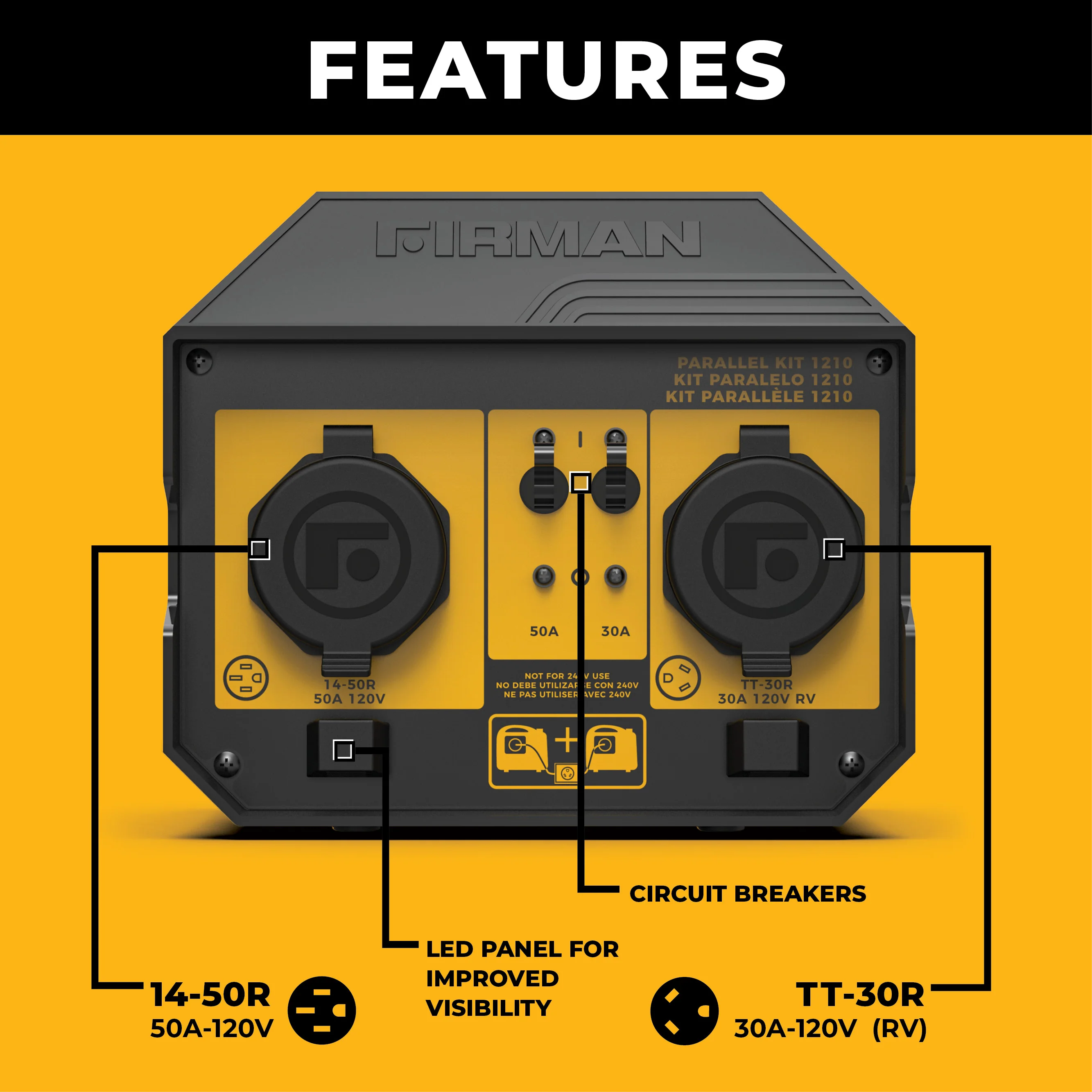 50A PORTABLE GENERATOR PARALLEL KIT - Image 2