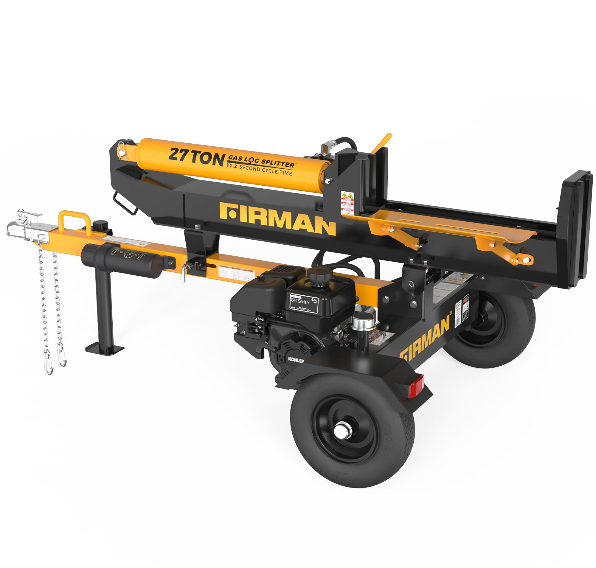 27-Ton Gas Powered Hydraulic Log Splitter - Image 8