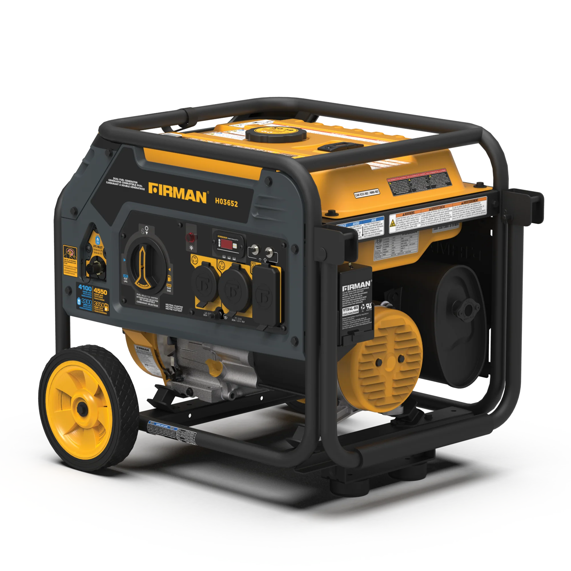 Dual Fuel Portable Generator 3650W Recoil Start - Image 7