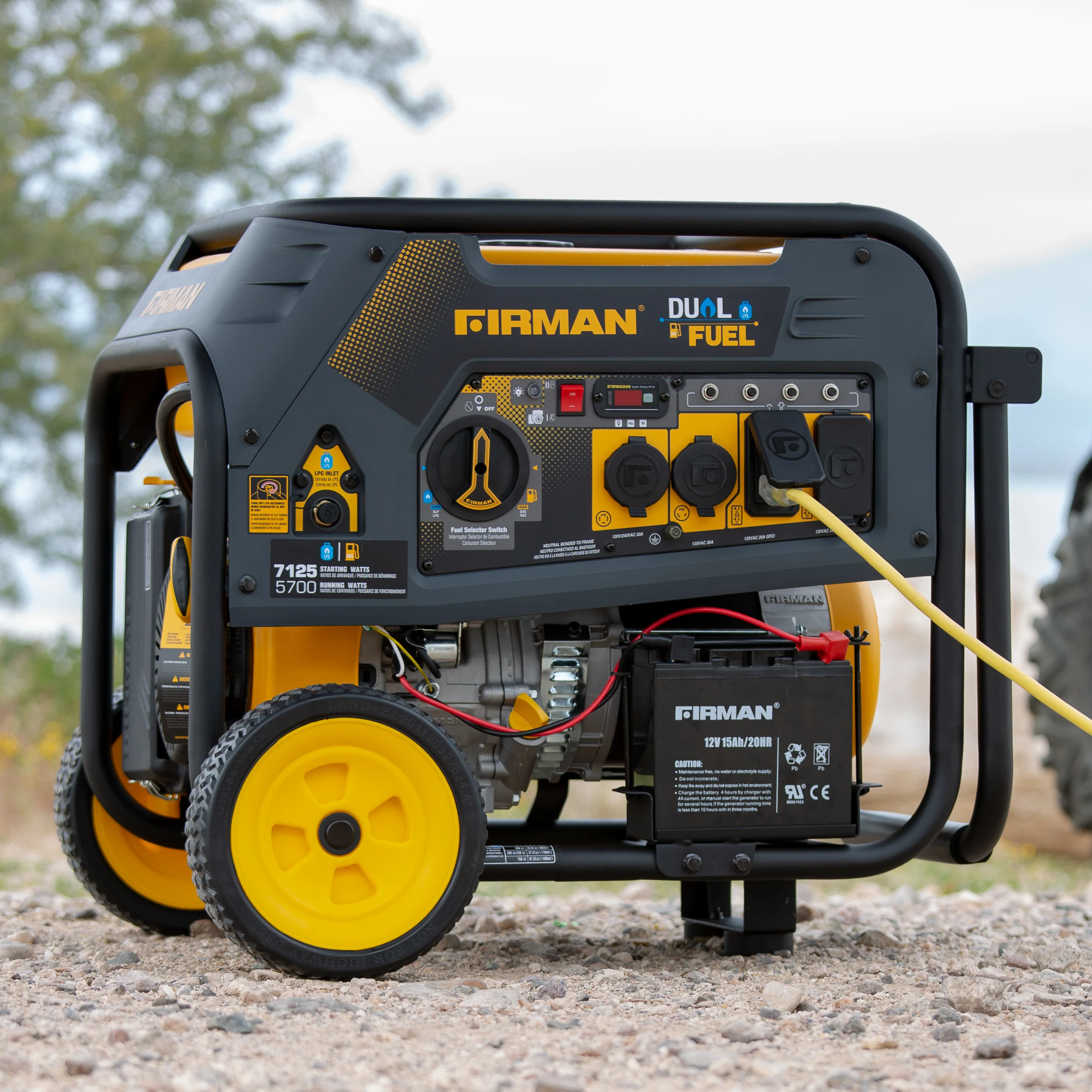 Dual Fuel Portable Generator 5700W Electric Start 120/240V - Image 5