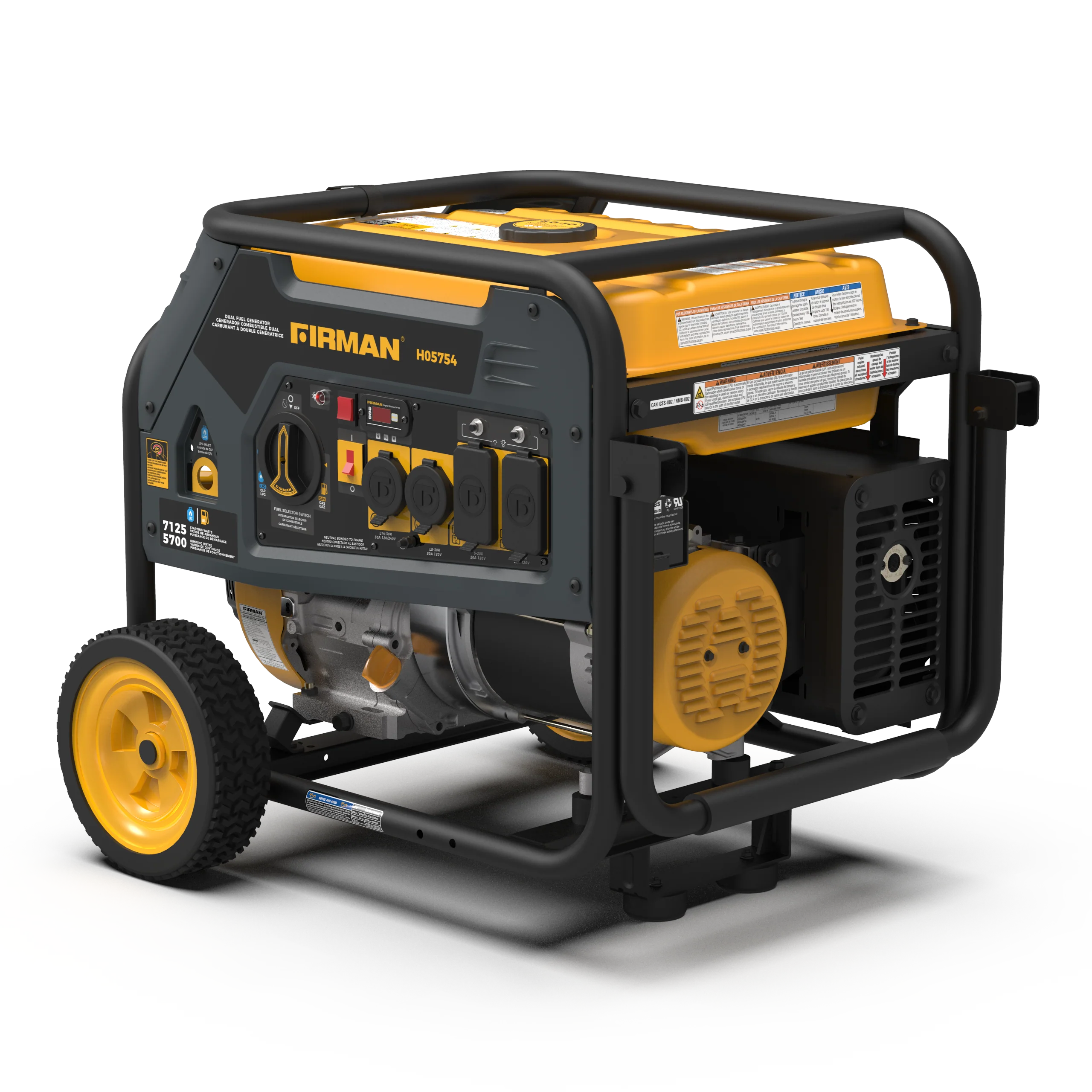 Dual Fuel Portable Generator 5700W Recoil Start 120/240V - Image 11