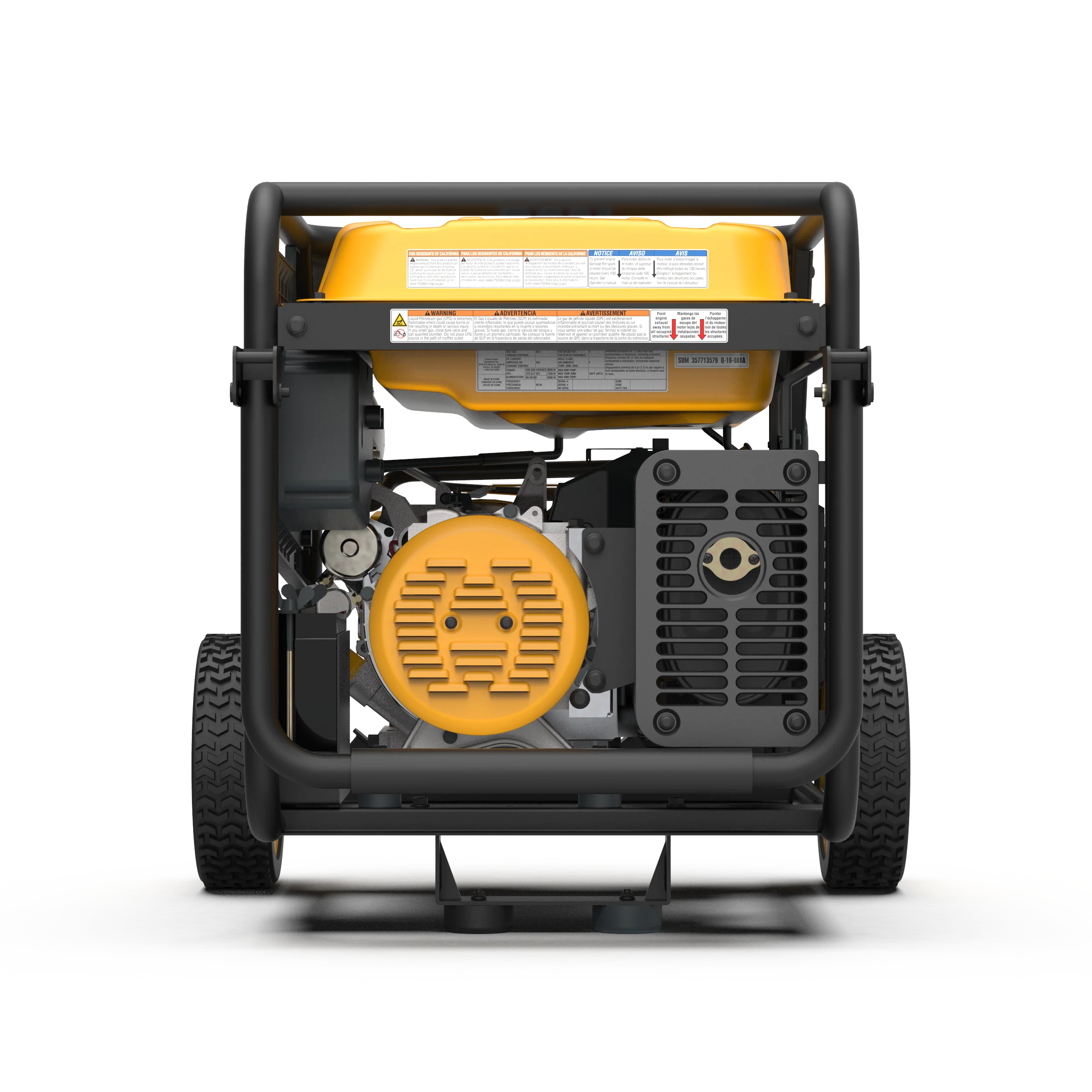 Dual Fuel Portable Generator 8000W Electric Start 120/240V - Image 10
