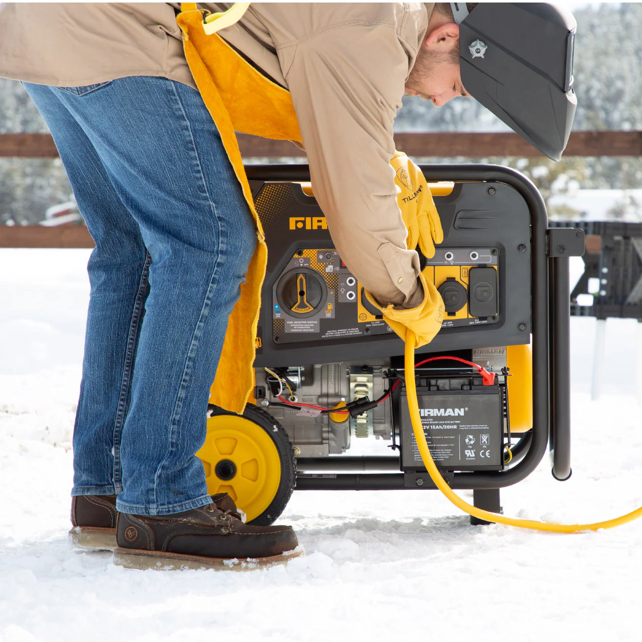 Dual Fuel Portable Generator 8000W Electric Start 120/240V - Image 5