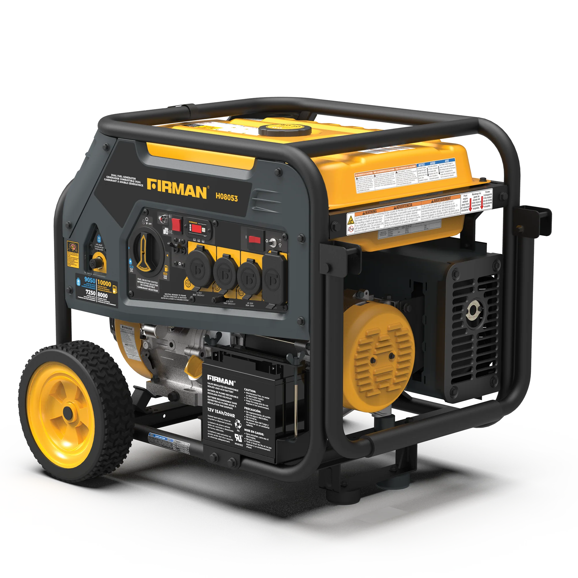 Dual Fuel Portable Generator 8000W Electric Start 120/240V - Image 15