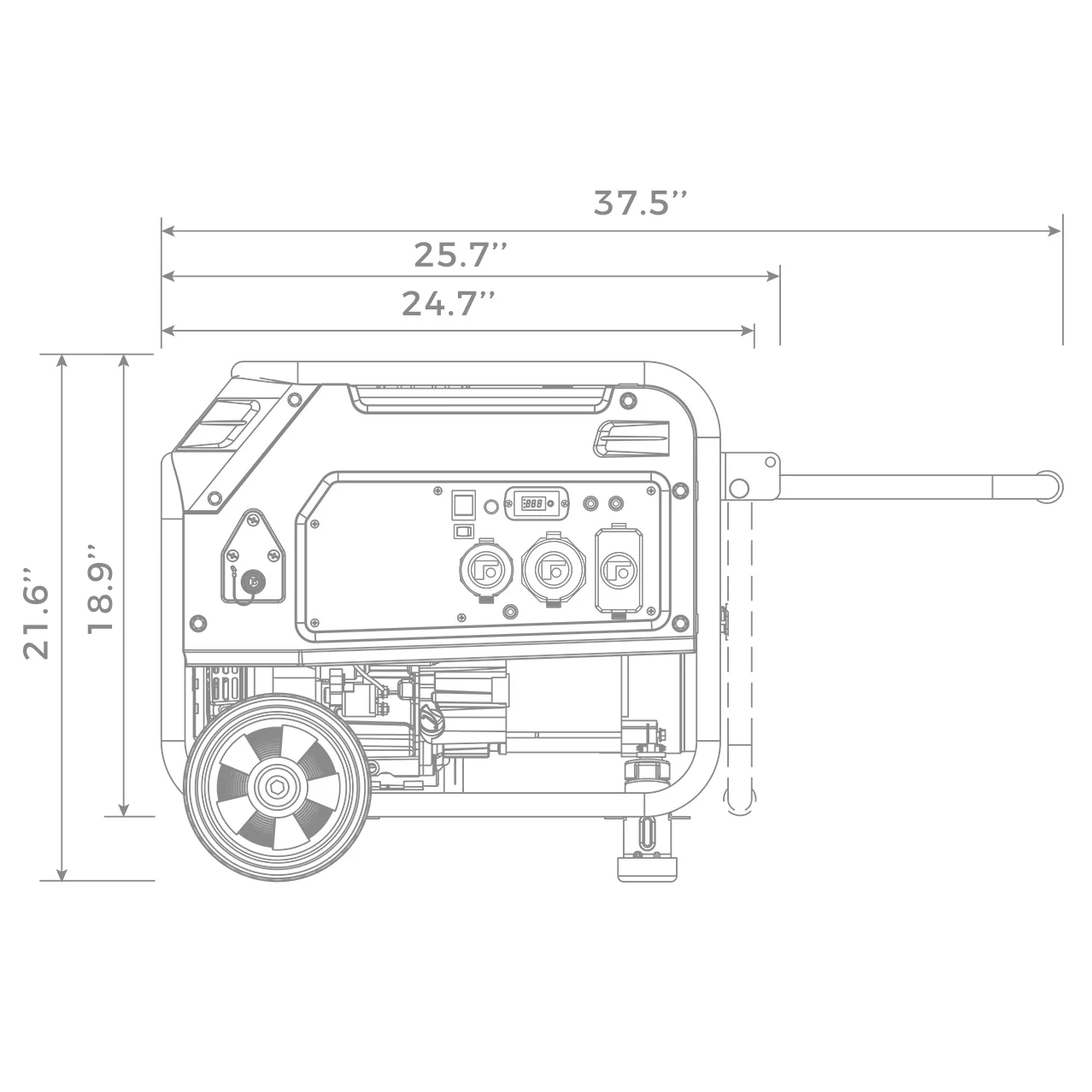 LPG Portable Generator 4100W Electric Start - Image 17
