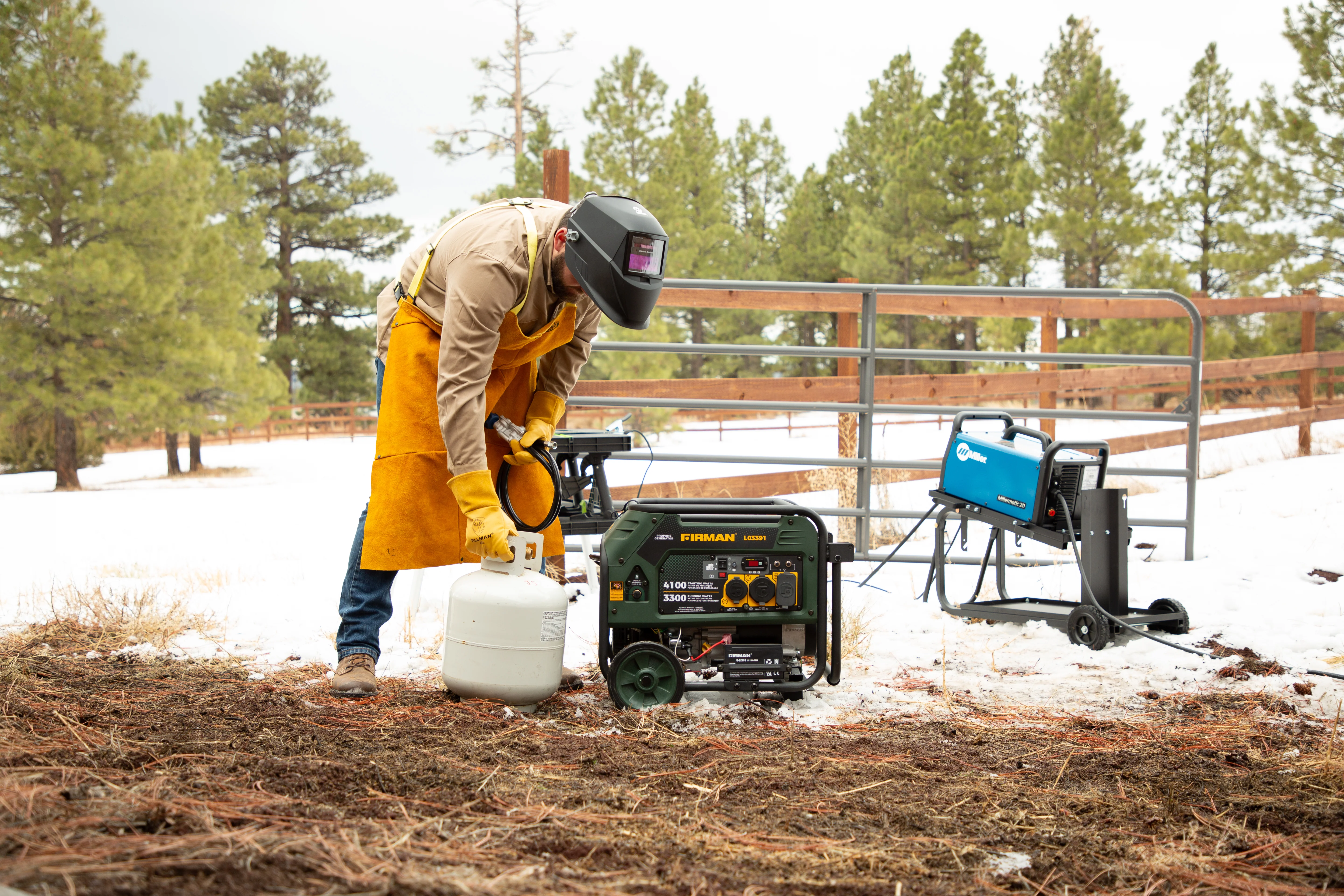 LPG Portable Generator 4100W Electric Start - Image 4
