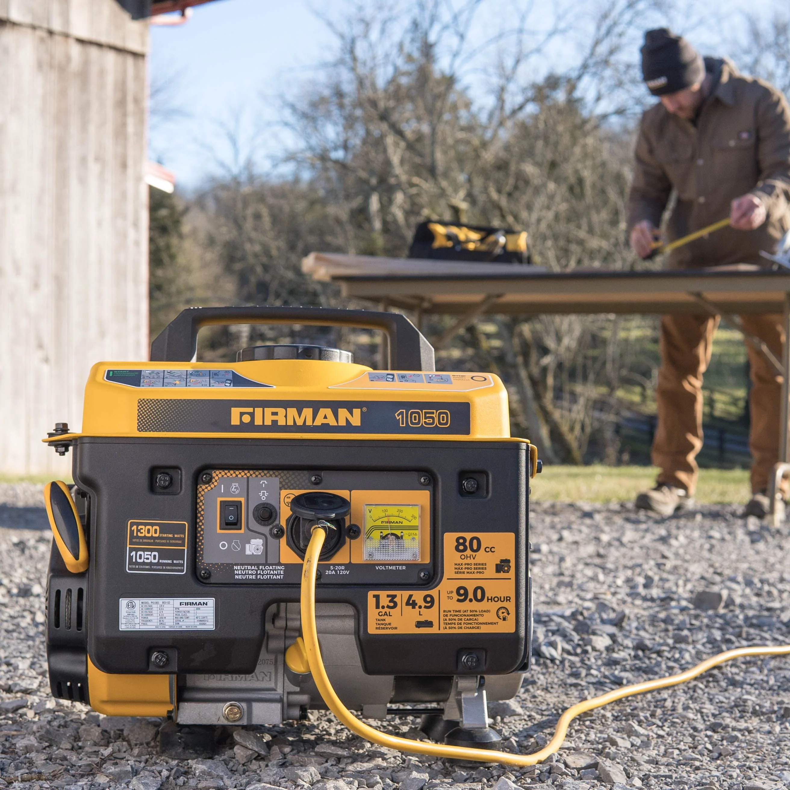 Gas Portable Generator 1300W Recoil Start - Image 4