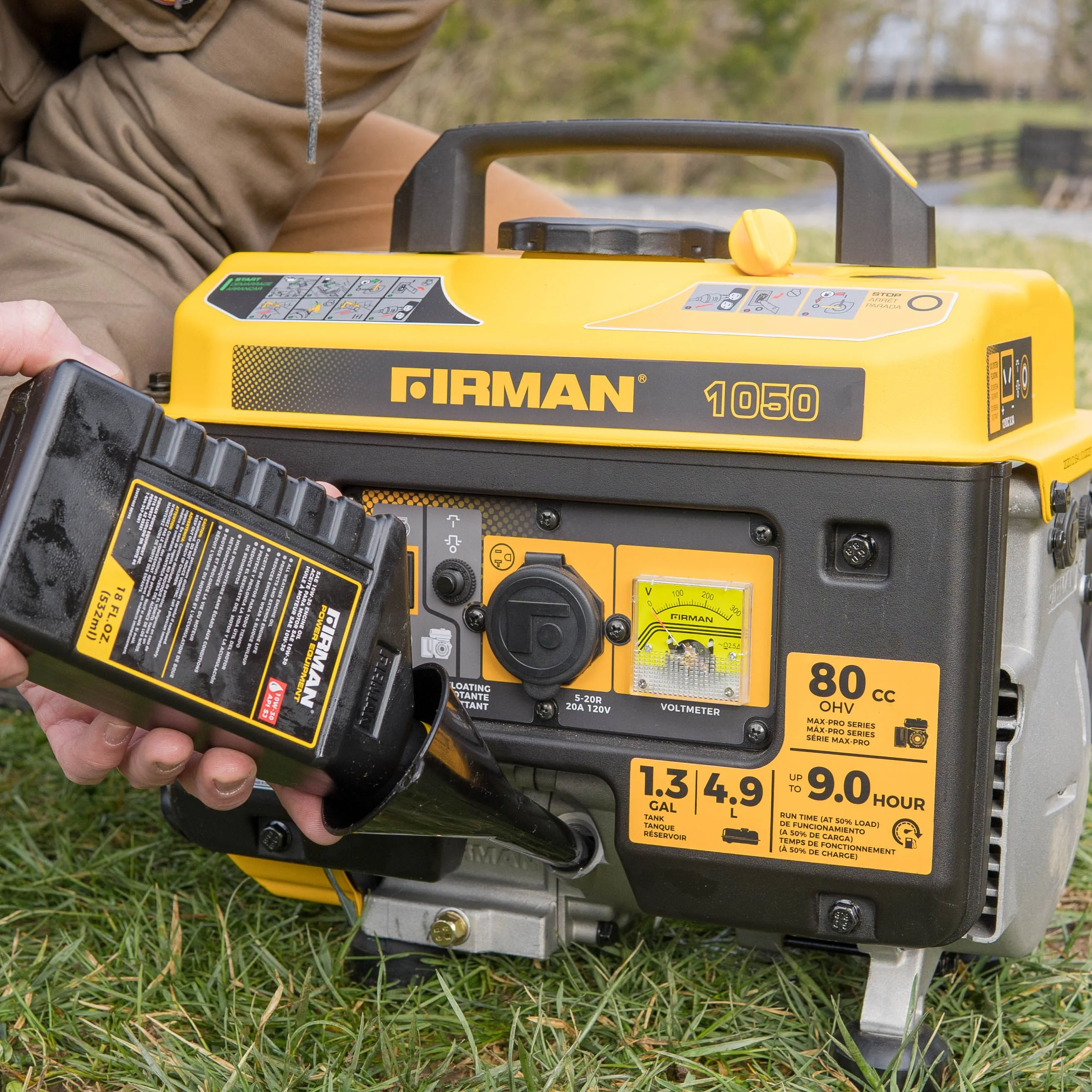 Gas Portable Generator 1300W Recoil Start - Image 6