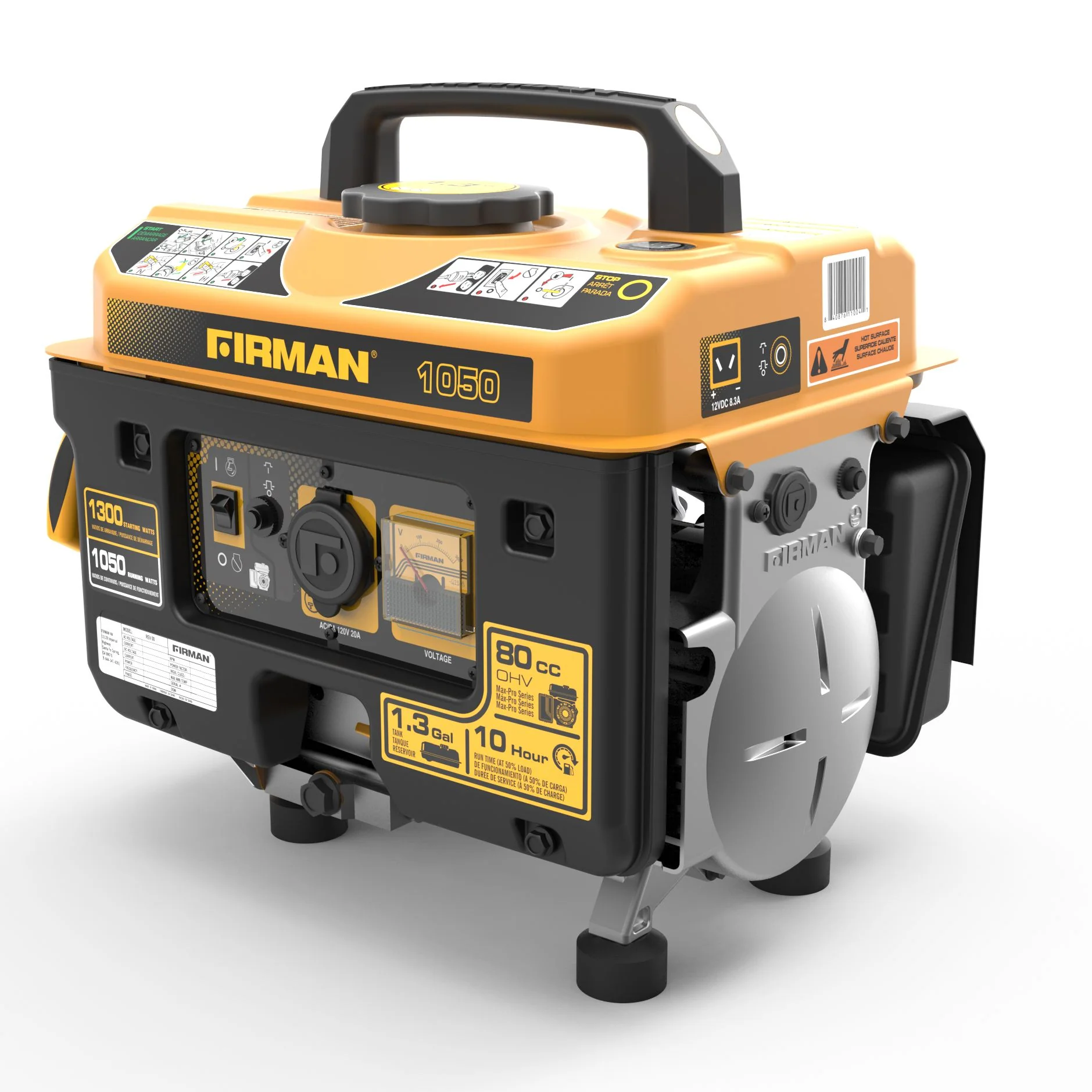 Gas Portable Generator 1300W Recoil Start - Image 8