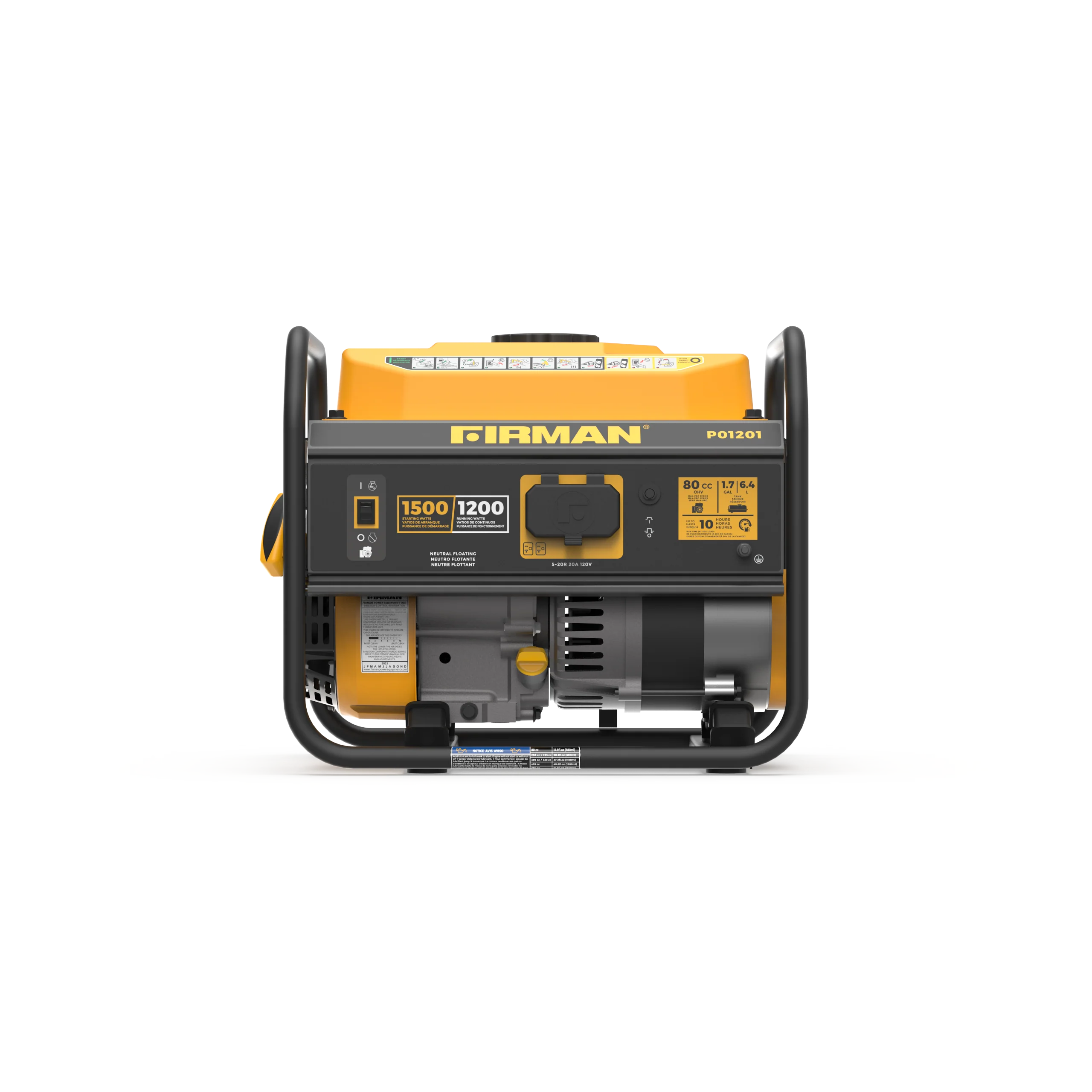Gas Portable Generator 1500W Recoil Start - Image 5