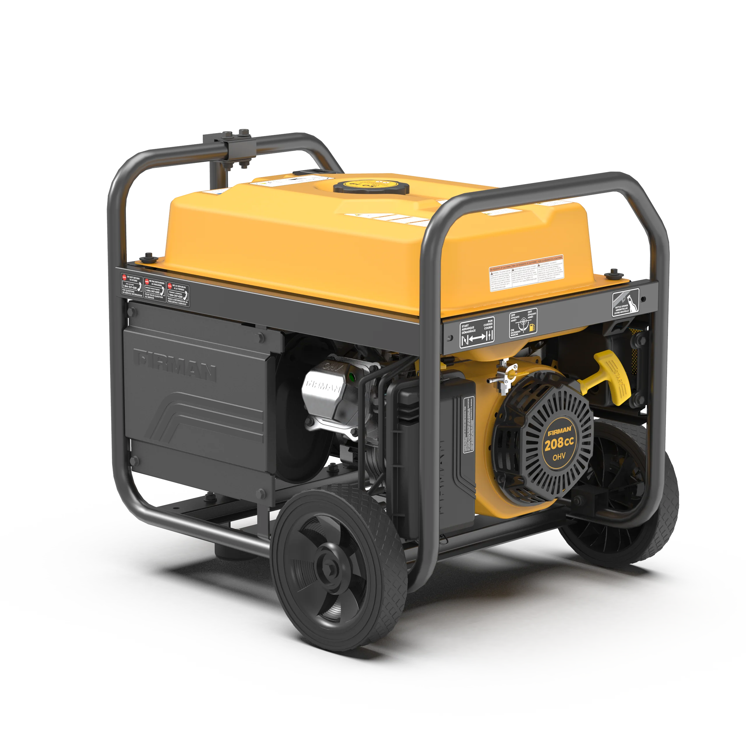 Gas Portable Generator 4450W Recoil Start 120V - Image 16