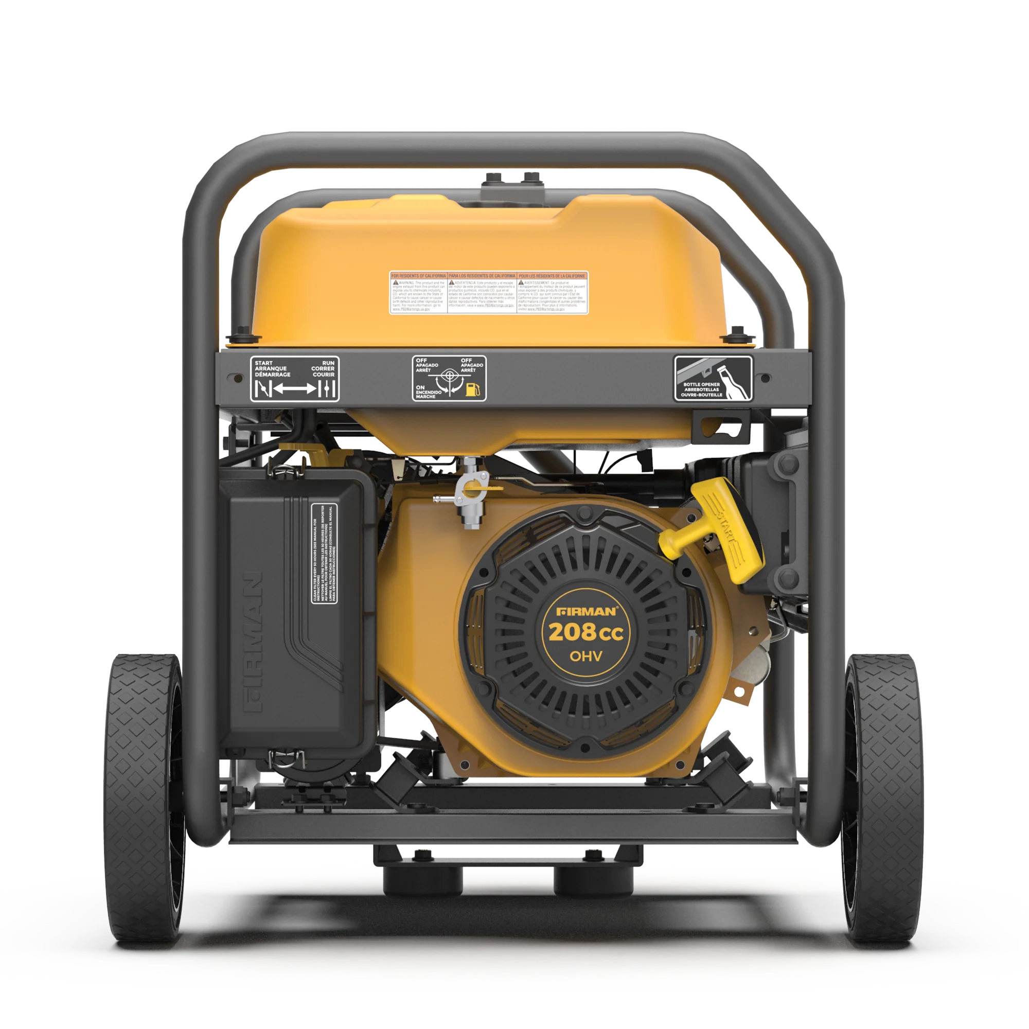 Gas Portable Generator 4450W Recoil Start 120V - Image 3