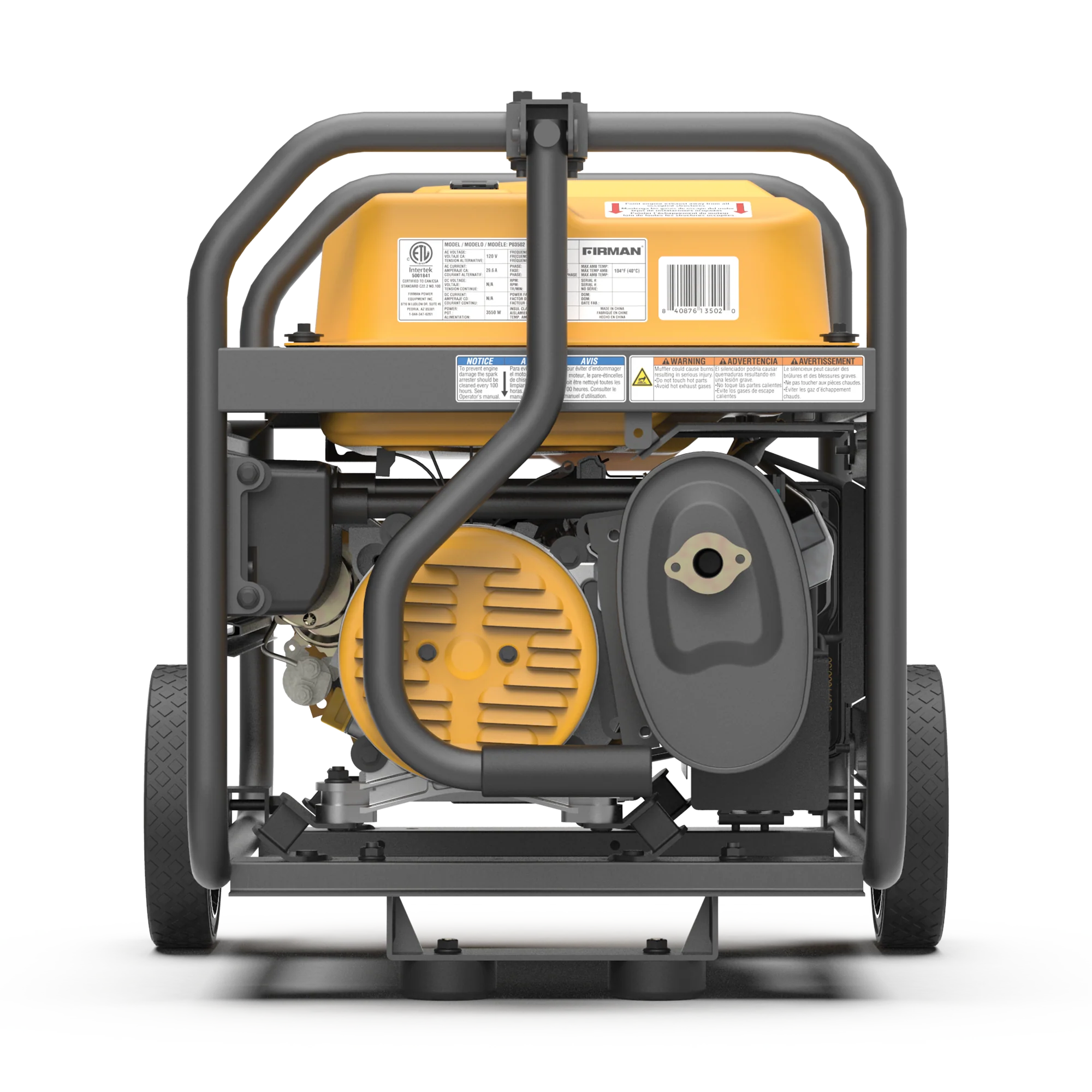Gas Portable Generator 4450W Recoil Start 120V - Image 5