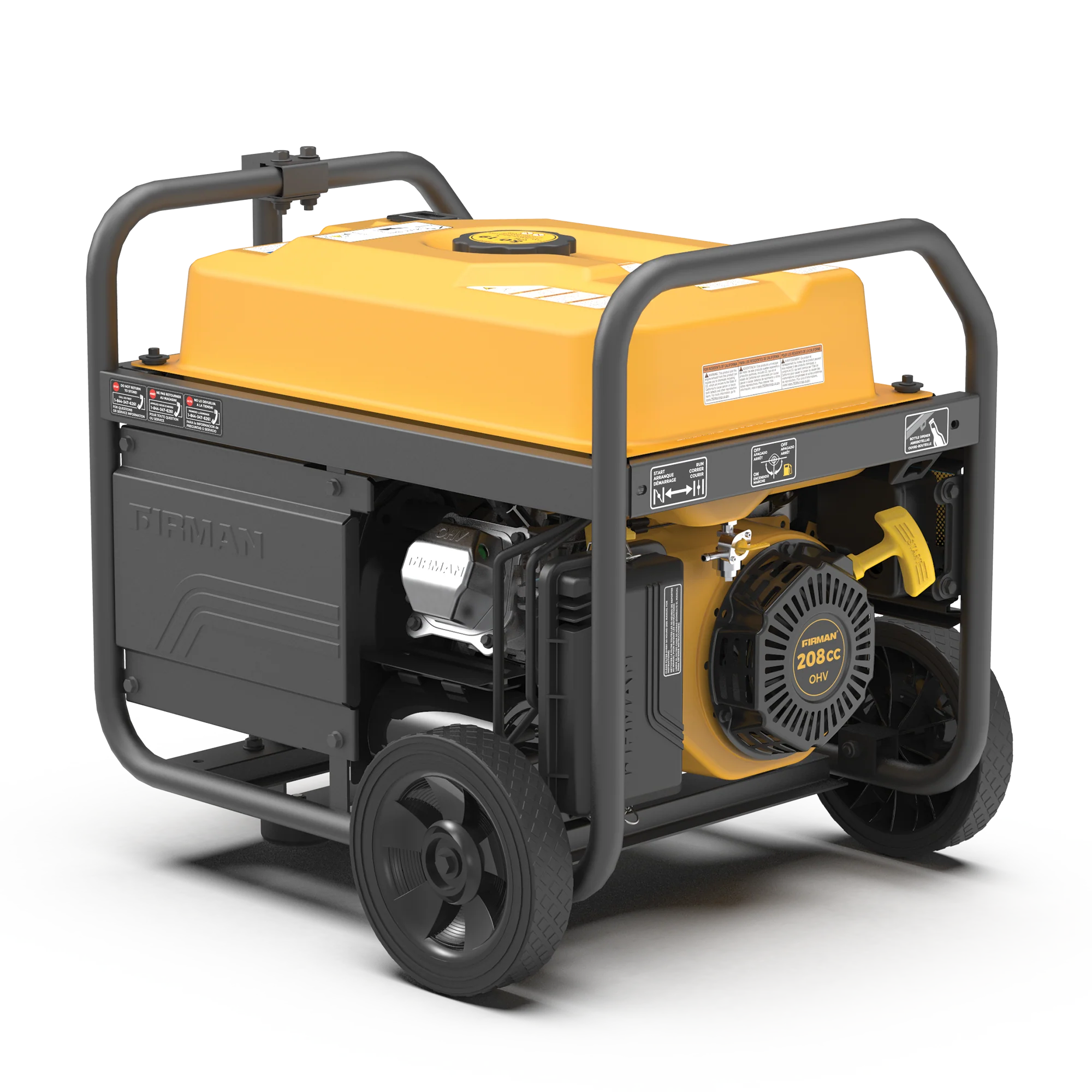 Gas Portable Generator 4450W Recoil Start 120V - Image 9