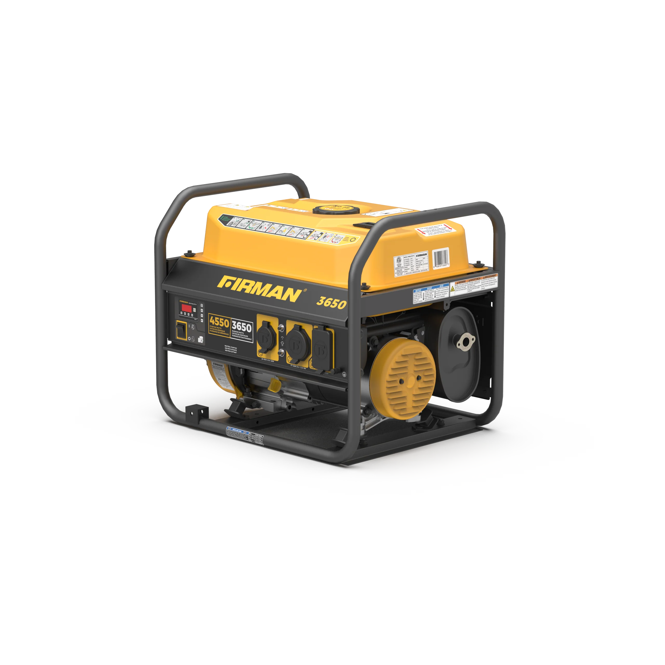 Gas Portable Generator 4550W Recoil Start 120V - Image 11