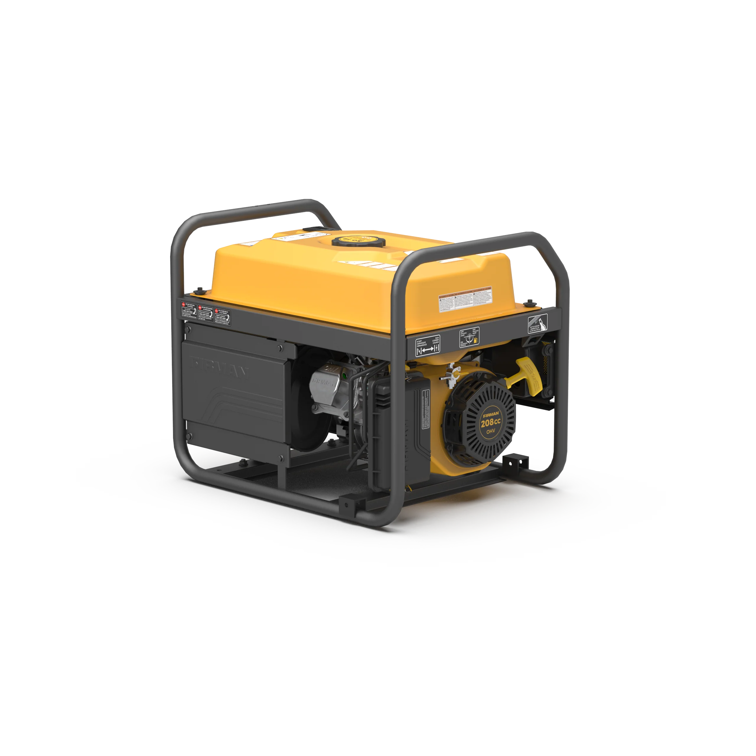 Gas Portable Generator 4550W Recoil Start 120V - Image 9