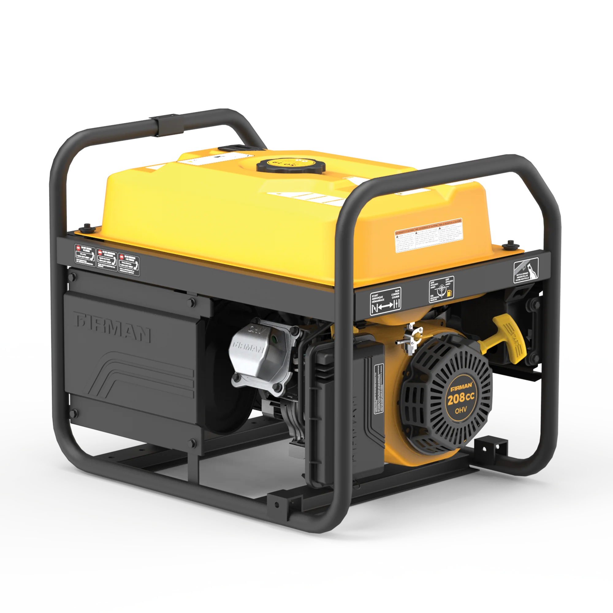 Gas Portable Generator 4550W Recoil Start 120/240V - Image 13