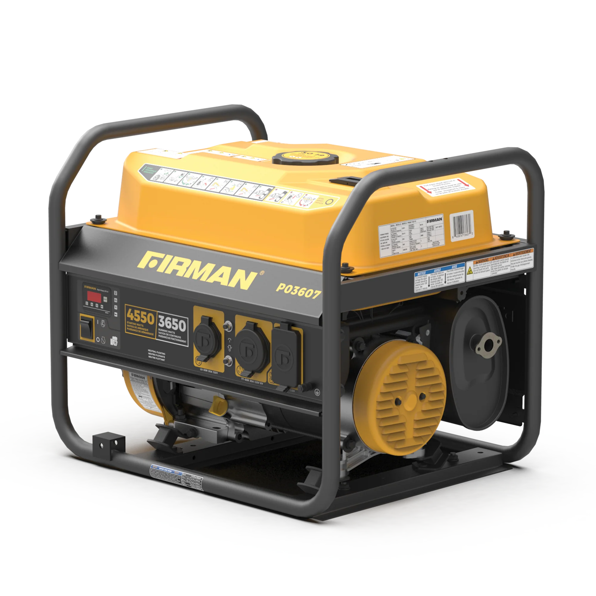 Gas Portable Generator 4550W Recoil Start - Image 13