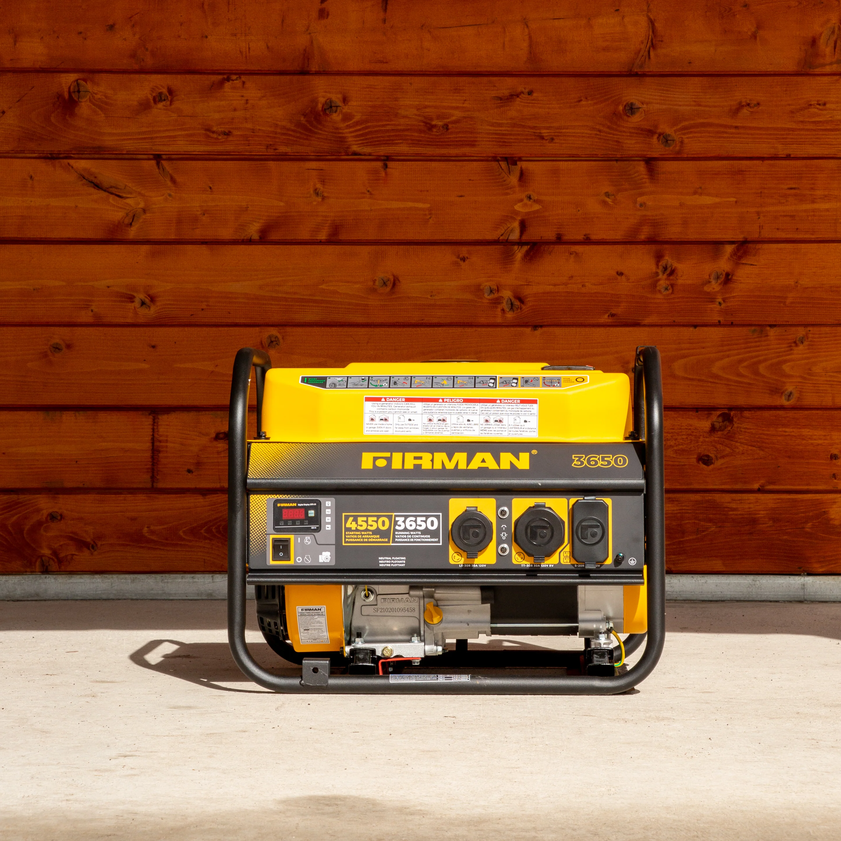 Gas Portable Generator 4550W Recoil Start - Image 6