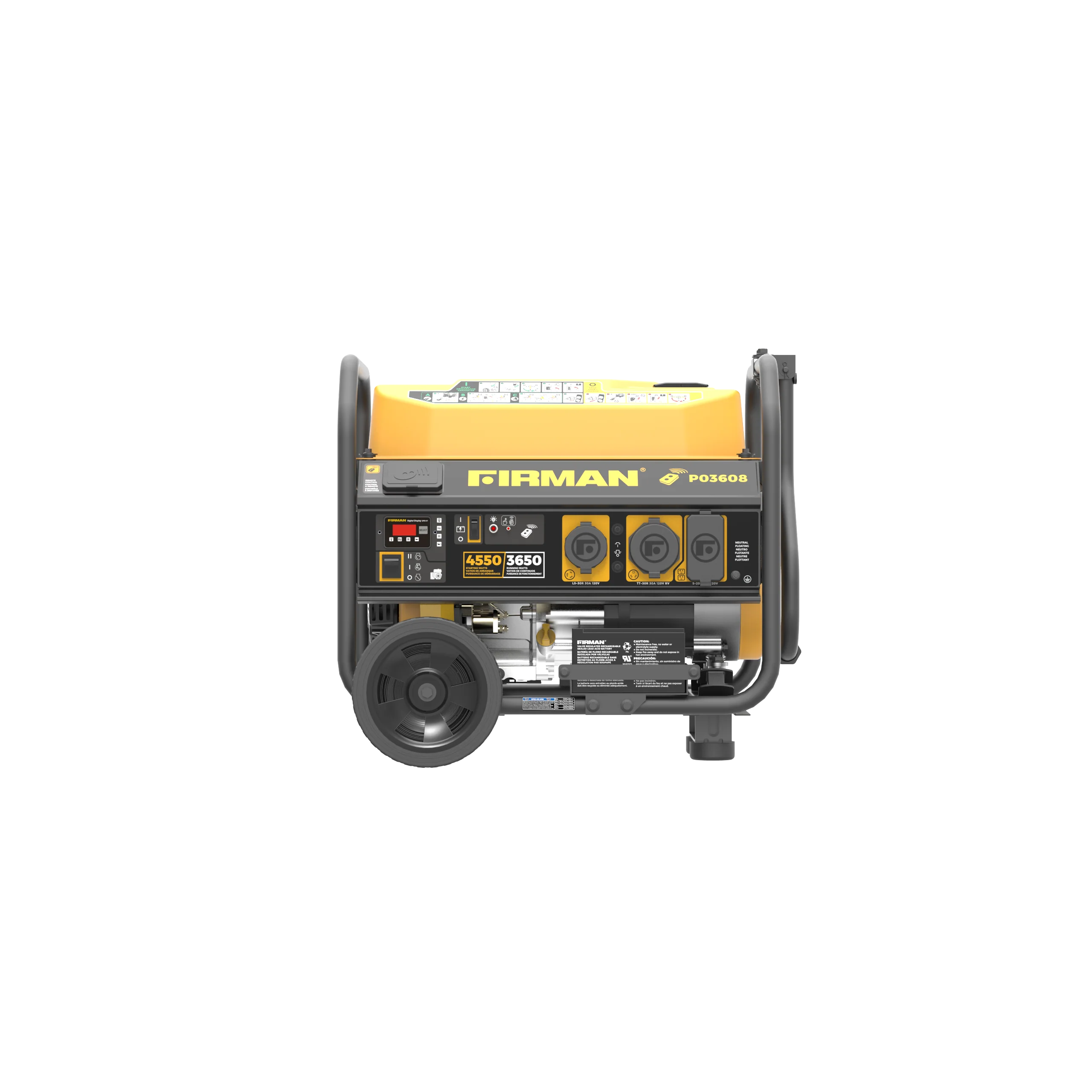 Gas Portable Generator 4550W  Remote Start 120V - Image 6