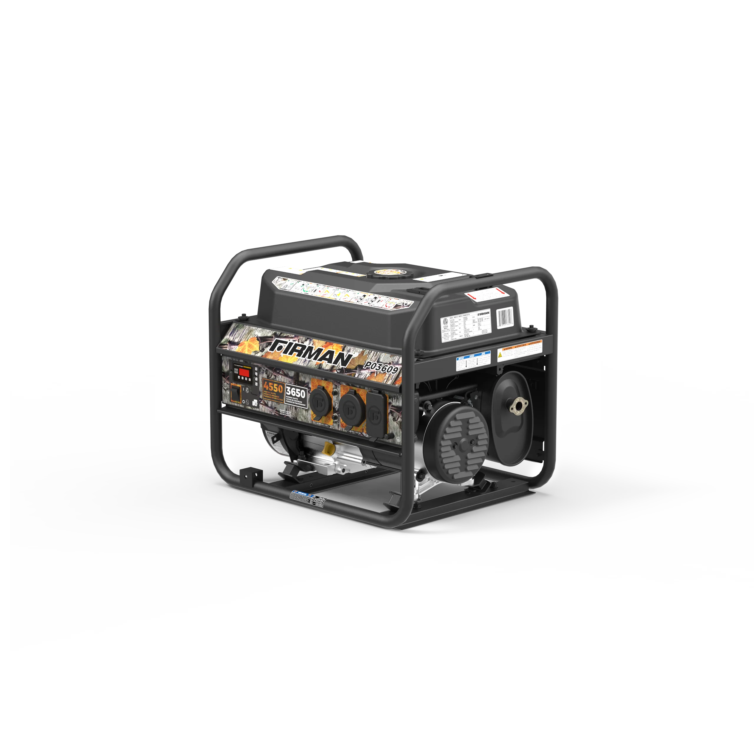 Gas Portable Generator 4550W Recoil Start 120V - Image 11