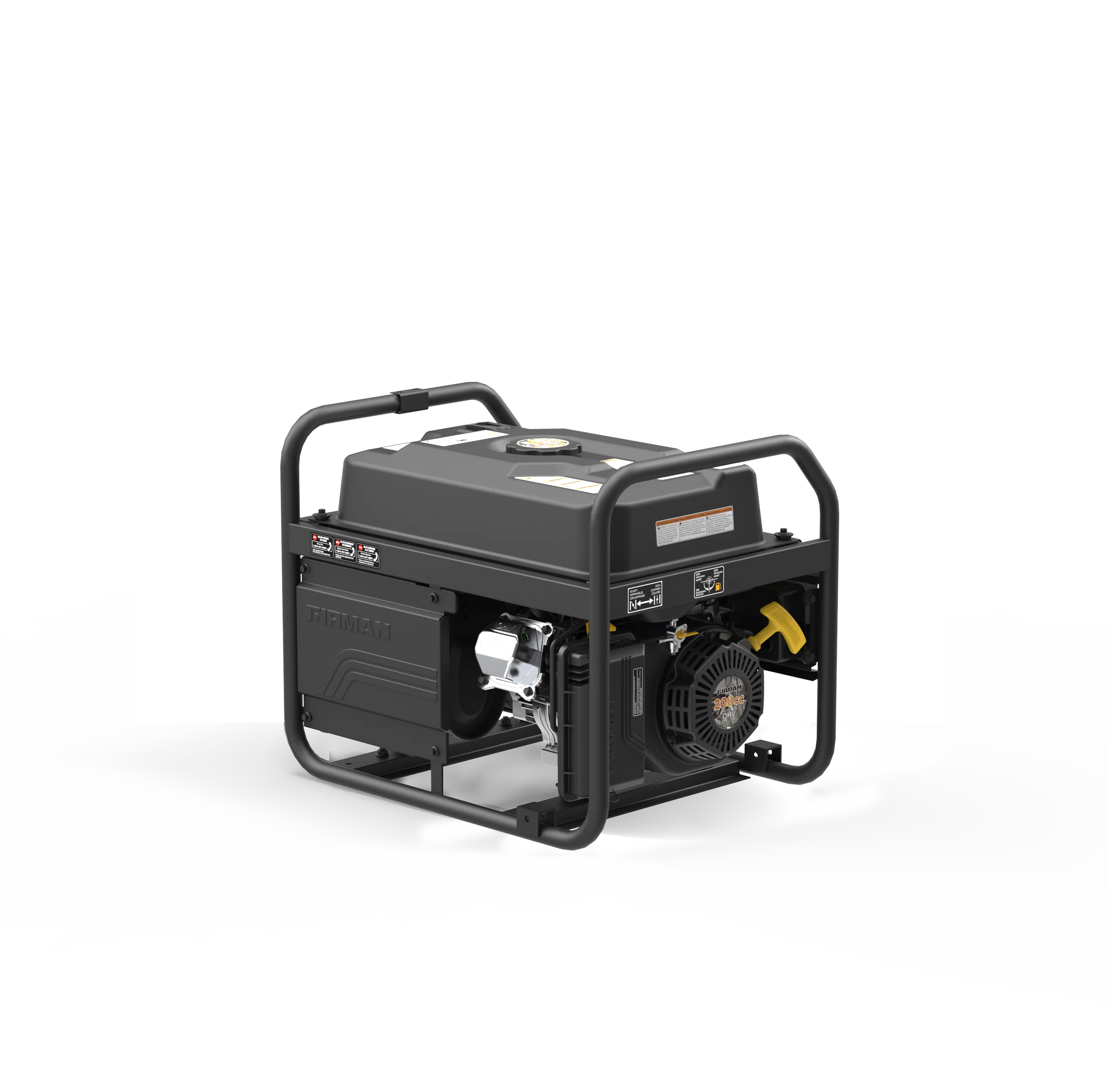 Gas Portable Generator 4550W Recoil Start 120V - Image 13