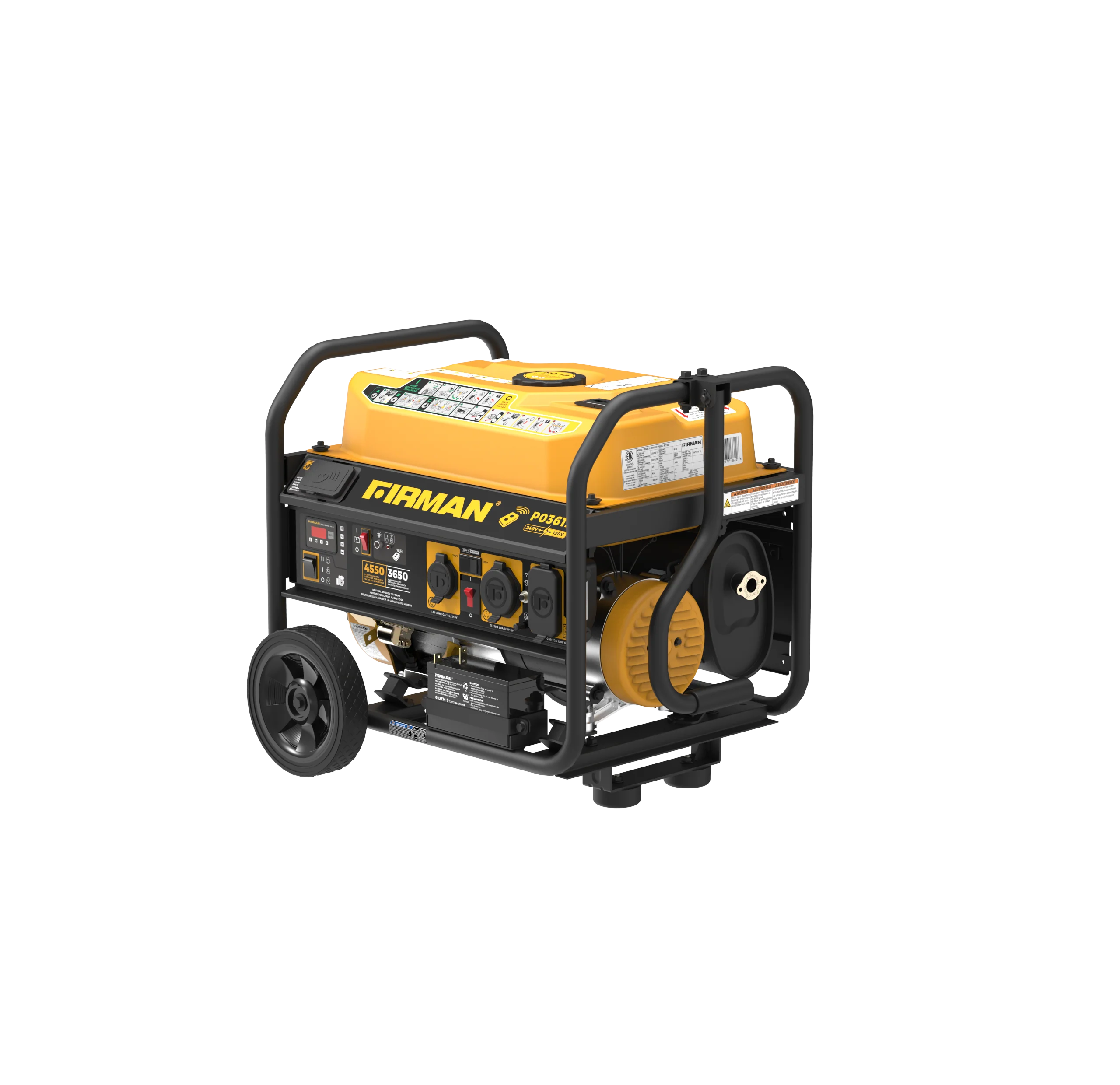 Gas Portable Generator 4550W Remote Start 120/240V - Image 15