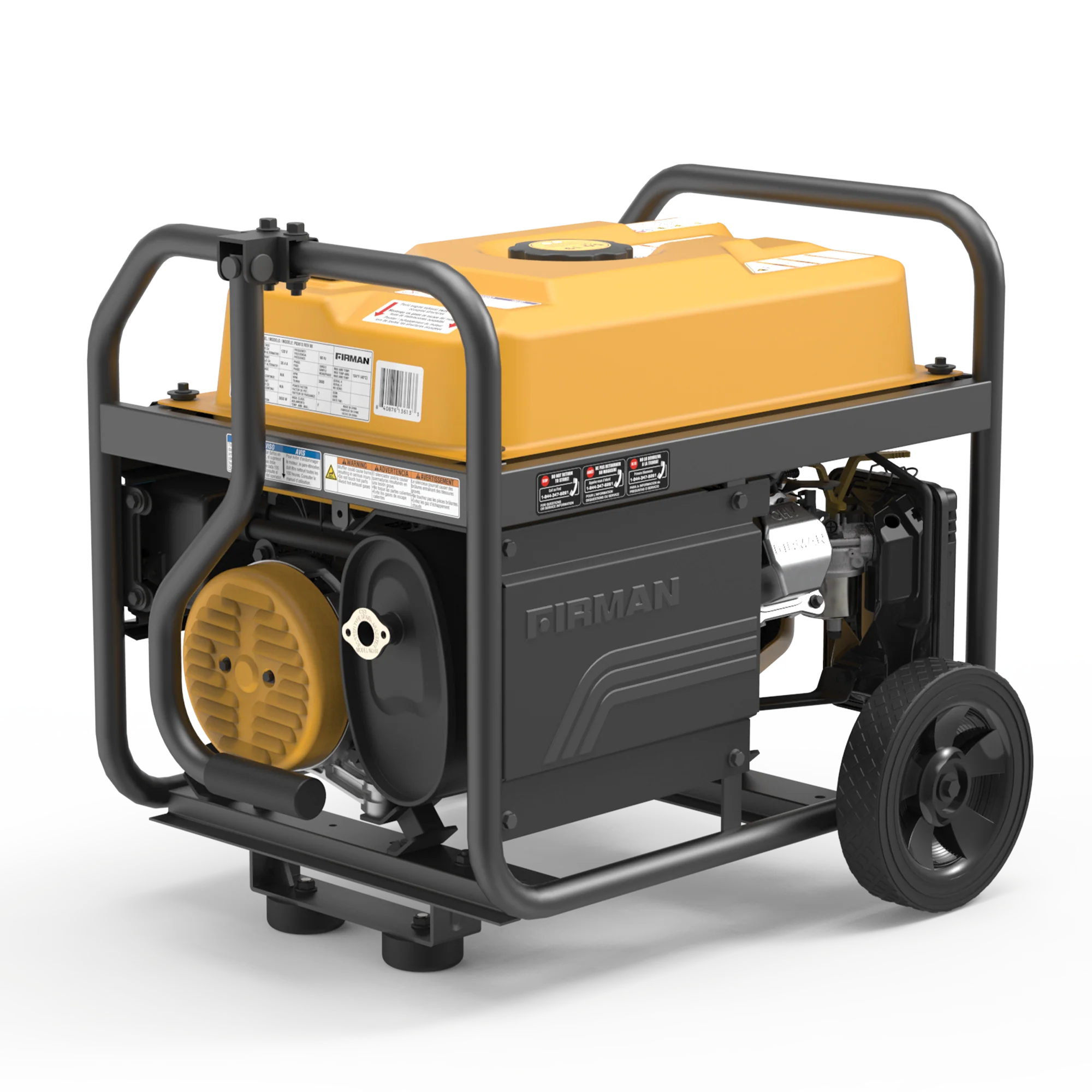 Gas Portable Generator 4550W Recoil Start 120V with CO Alert - Image 17