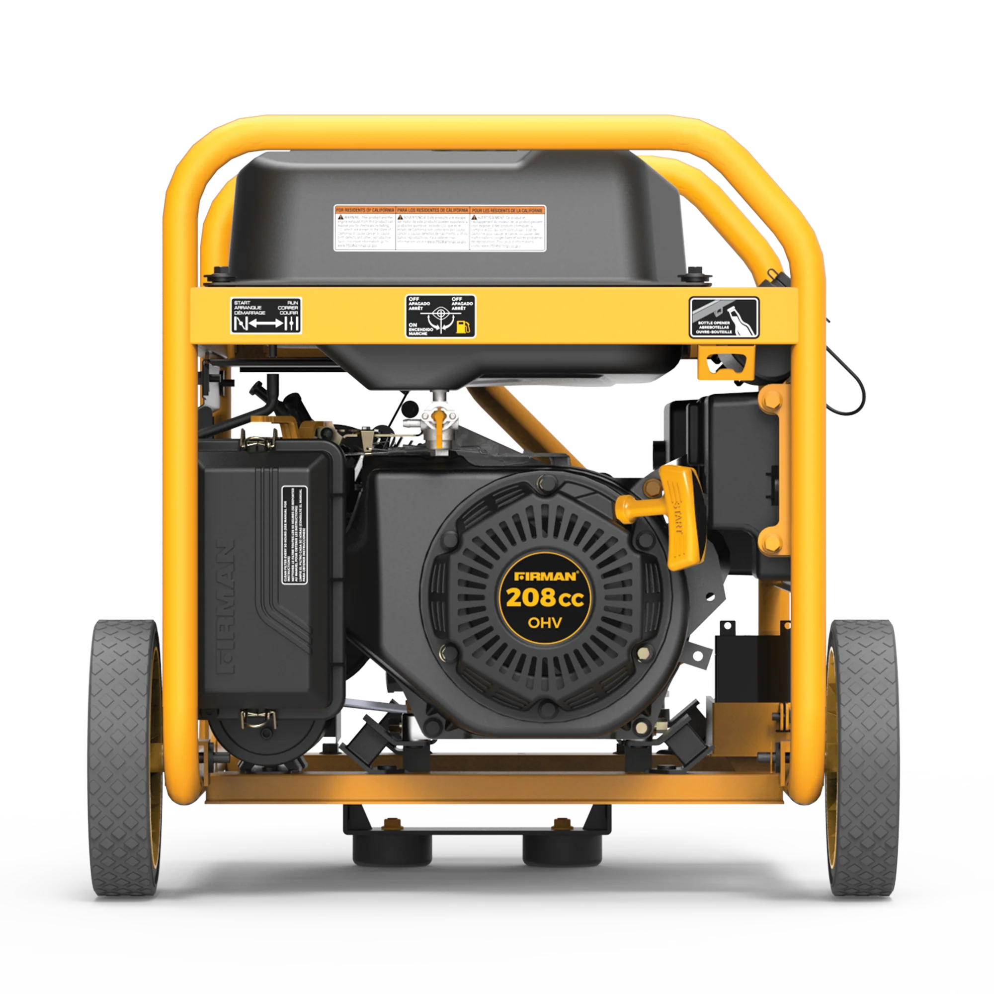 Gas Portable Generator 4550W Remote Start 120/240V - Image 5