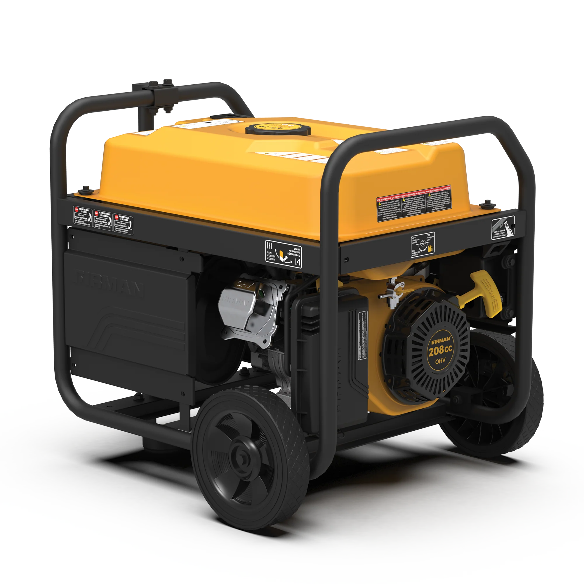 Gas Portable Generator 4550W Remote Start 120/240V - Image 14
