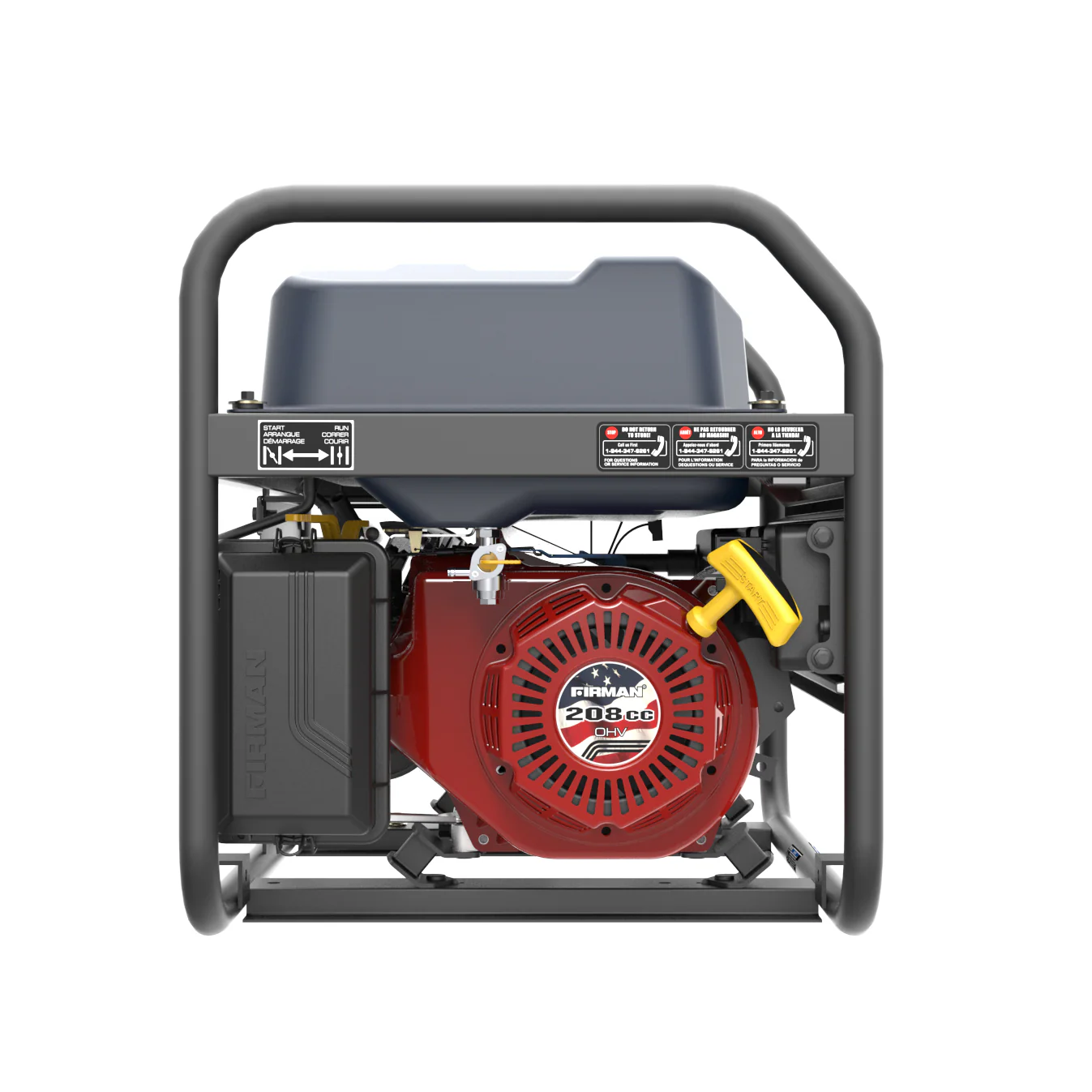 Gas Portable Generator 4550W Recoil Start 120V - Image 11
