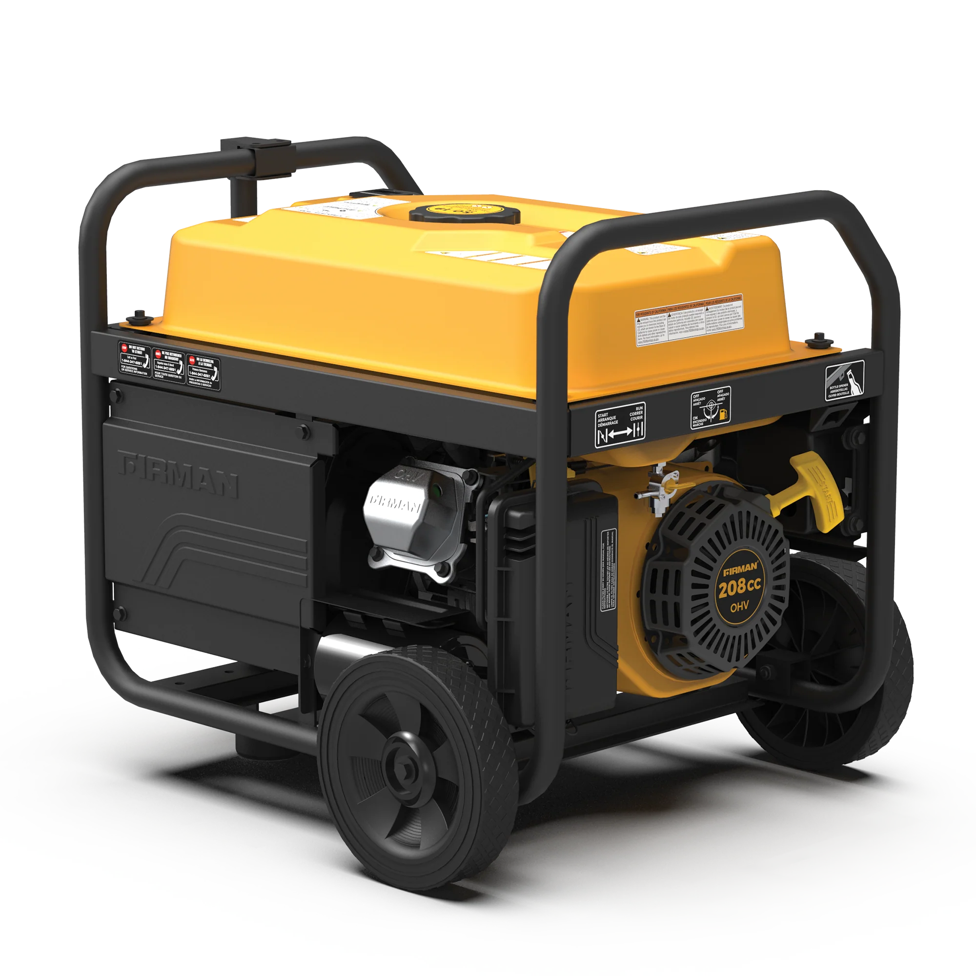 Gas Portable Generator 4550W Recoil Start 120/240V with CO ALERT - Image 13