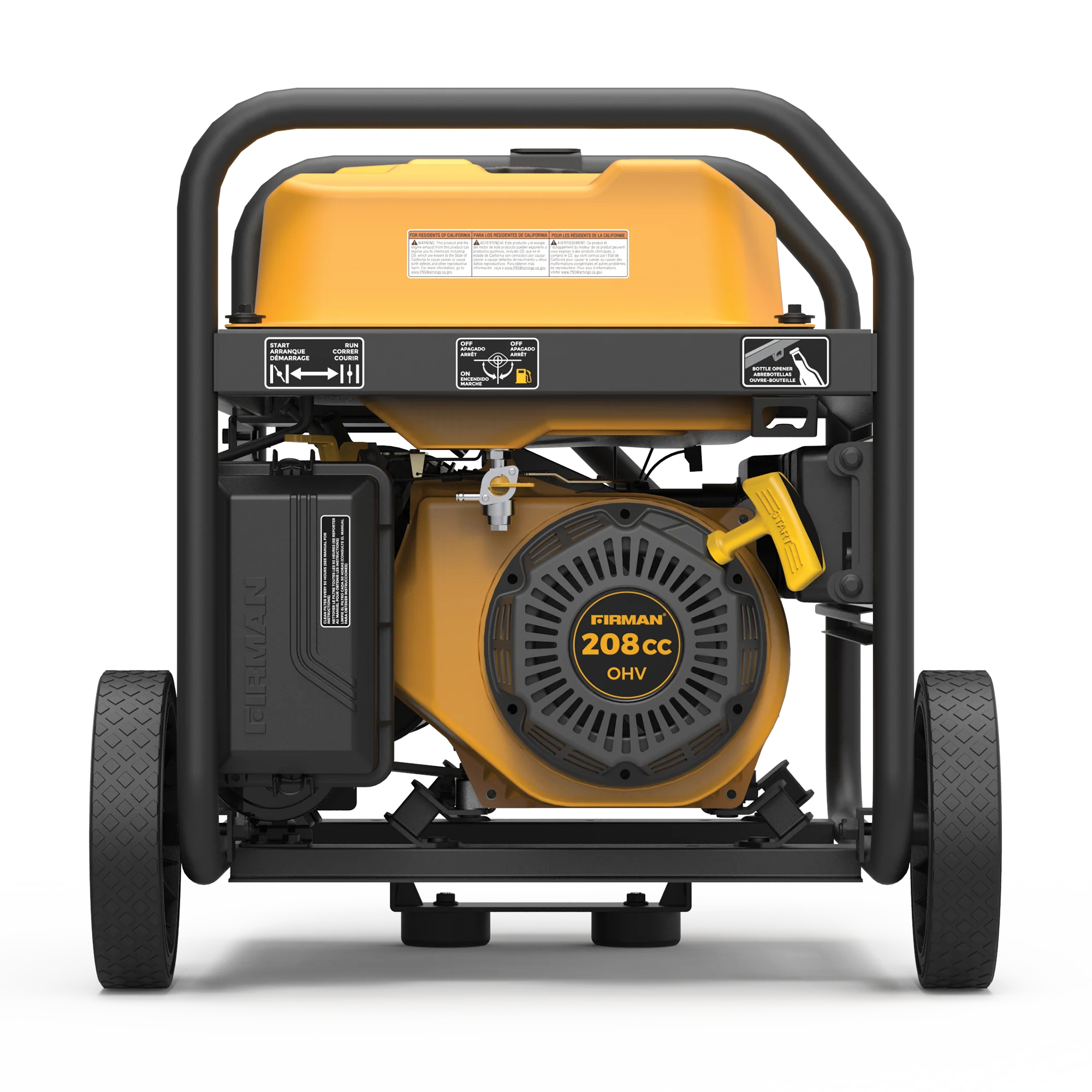 Gas Portable Generator 4550W Recoil Start 120/240V with CO ALERT - Image 7