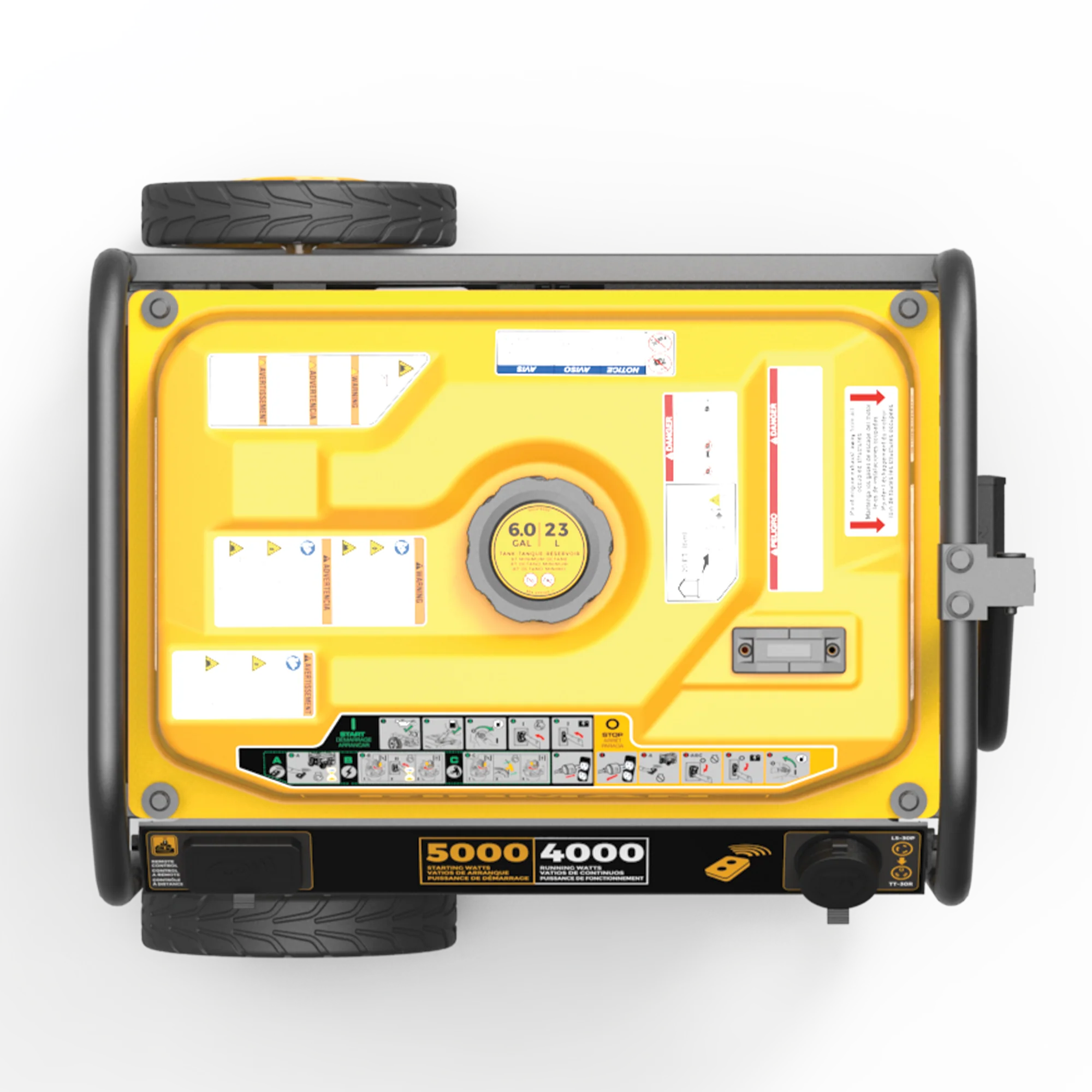 Gas Portable Generator 5000W Remote Start 120V - Image 11