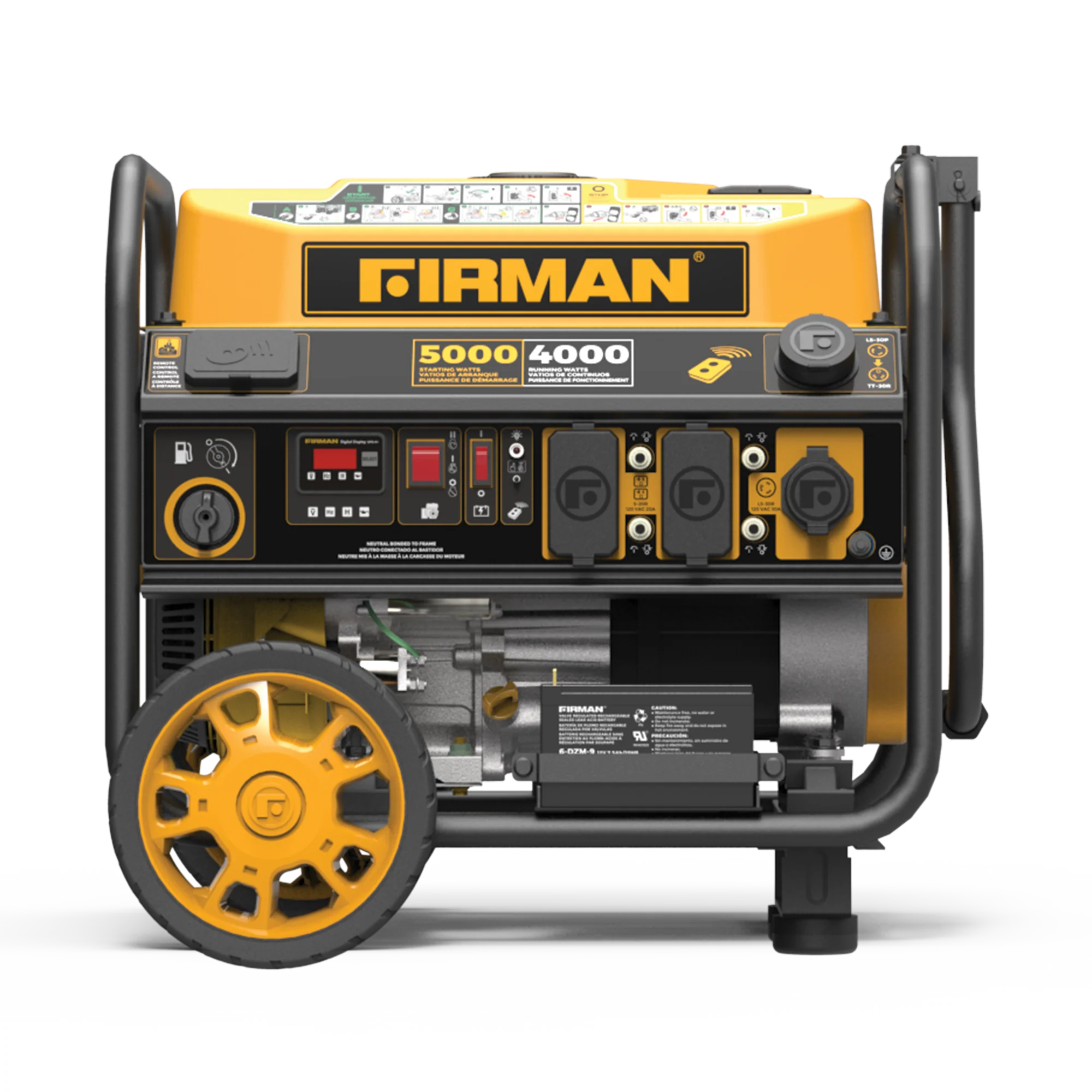 Gas Portable Generator 5000W Remote Start 120V - Image 7
