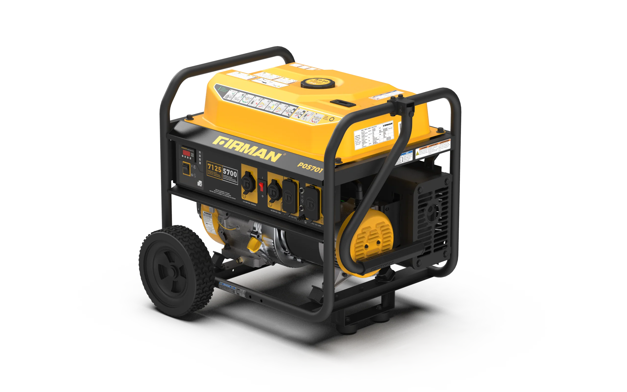 Gas Portable Generator 7125W Recoil Start 120/240V - Image 13