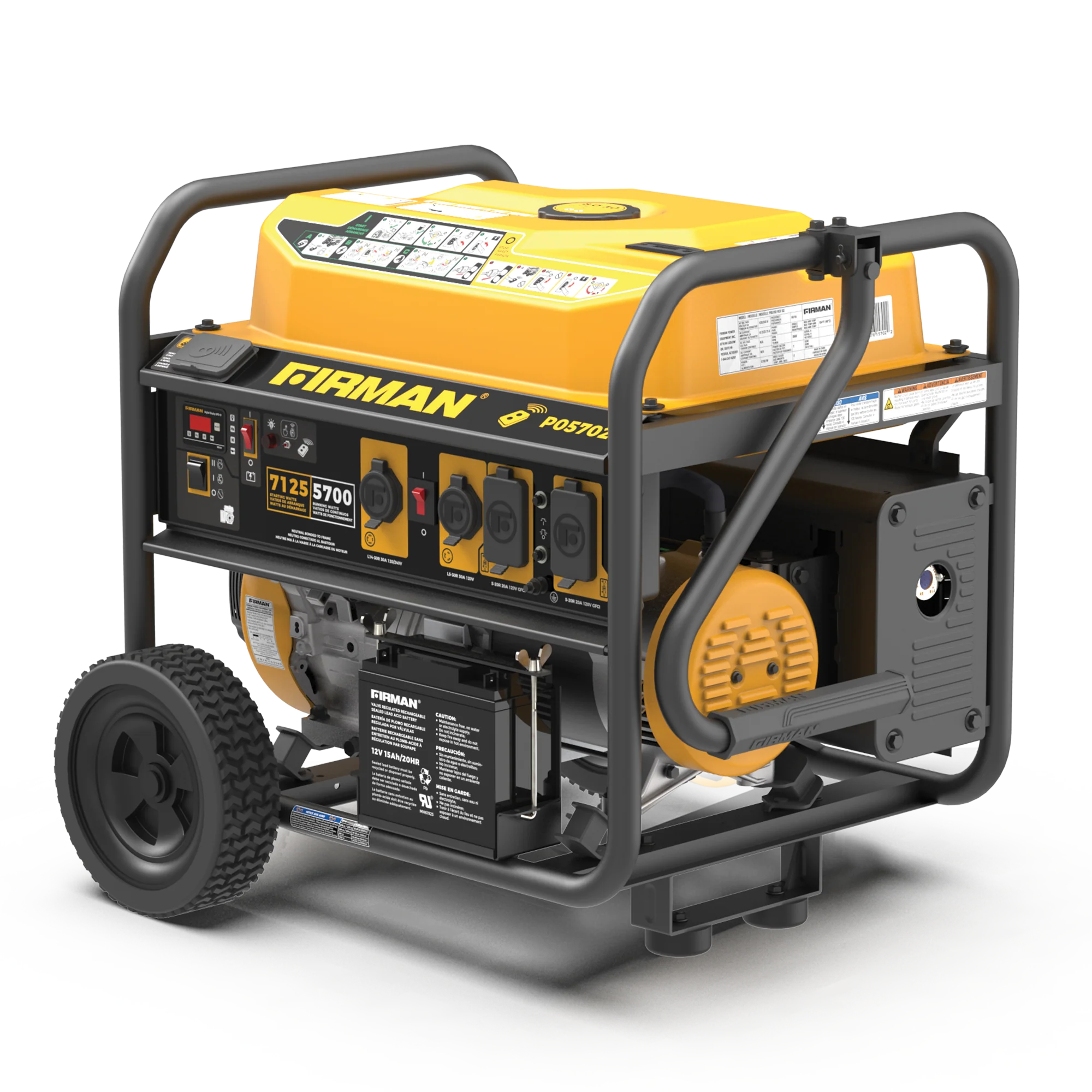 Gas Portable Generator 7125W Remote Start 120/240V - Image 11