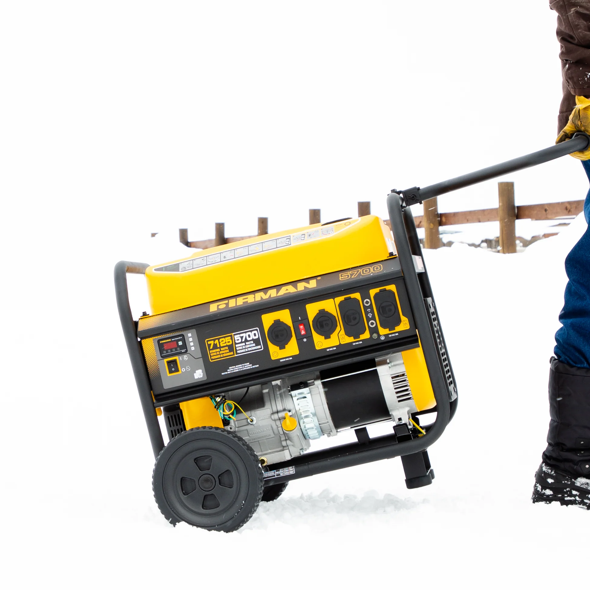 Gas Portable Generator 7125W Recoil Start 120/240V - Image 5