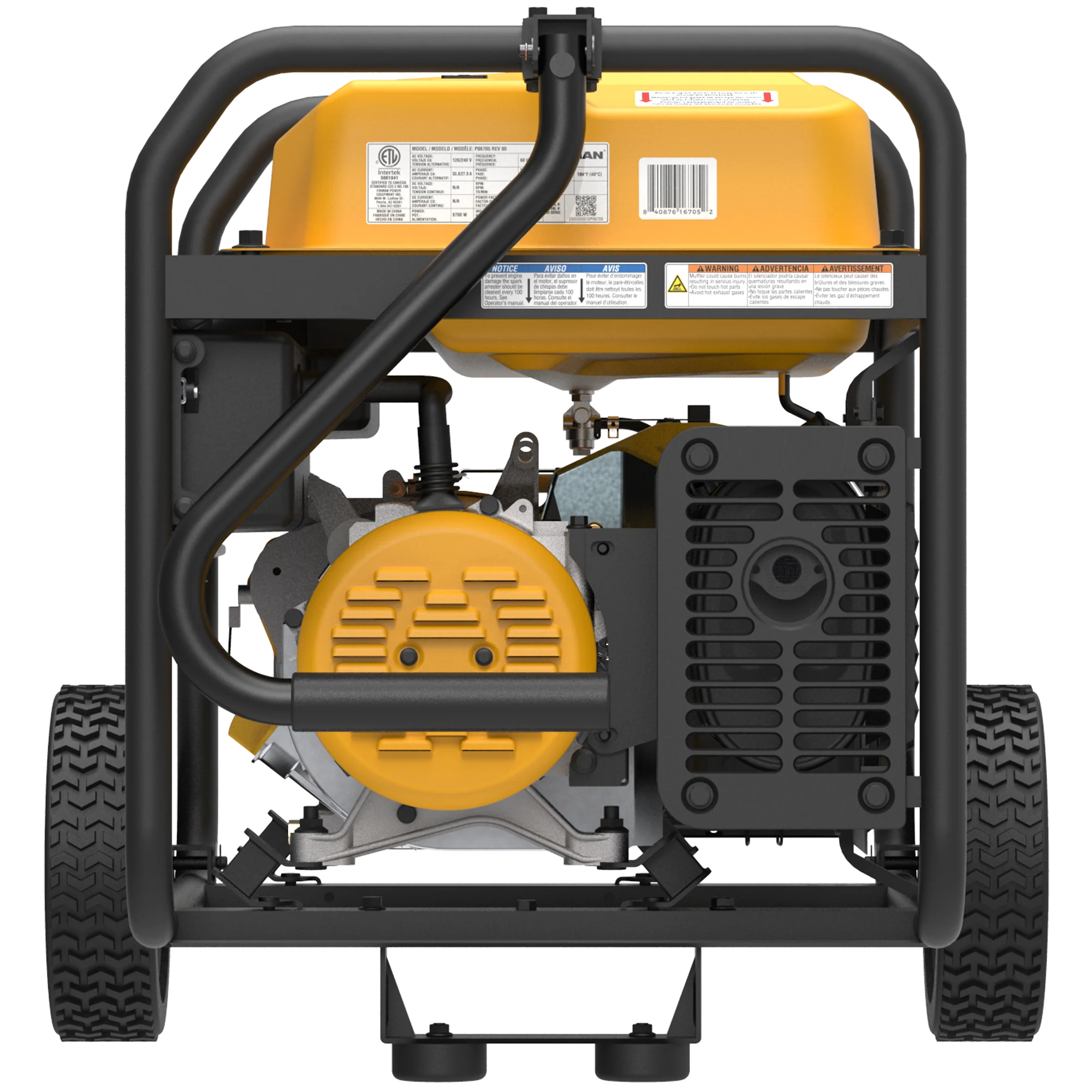 Gas Portable Generator 8375W Recoil Start 120/240V With CO Alert - Image 10