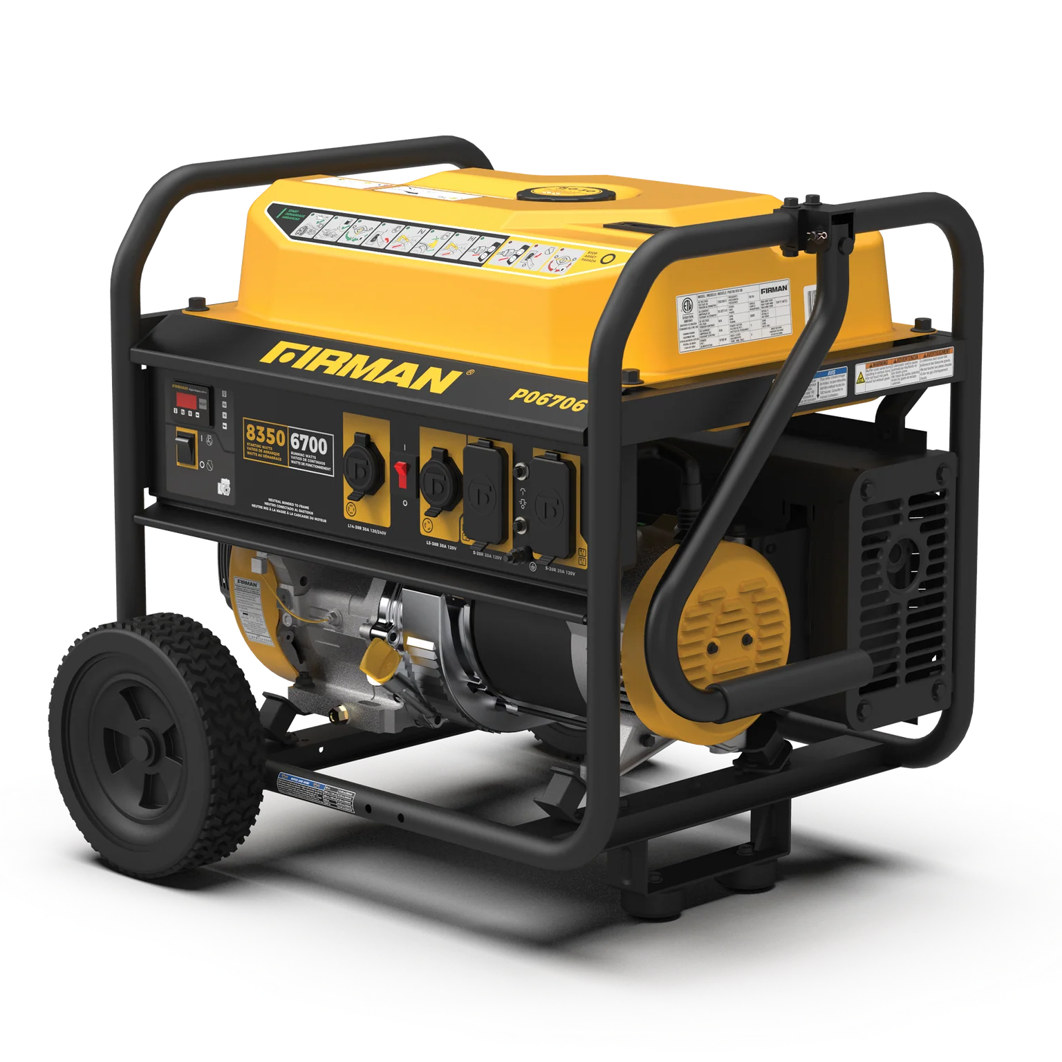 Gas Portable Generator 8350W Recoil Start 120/240V - Image 11