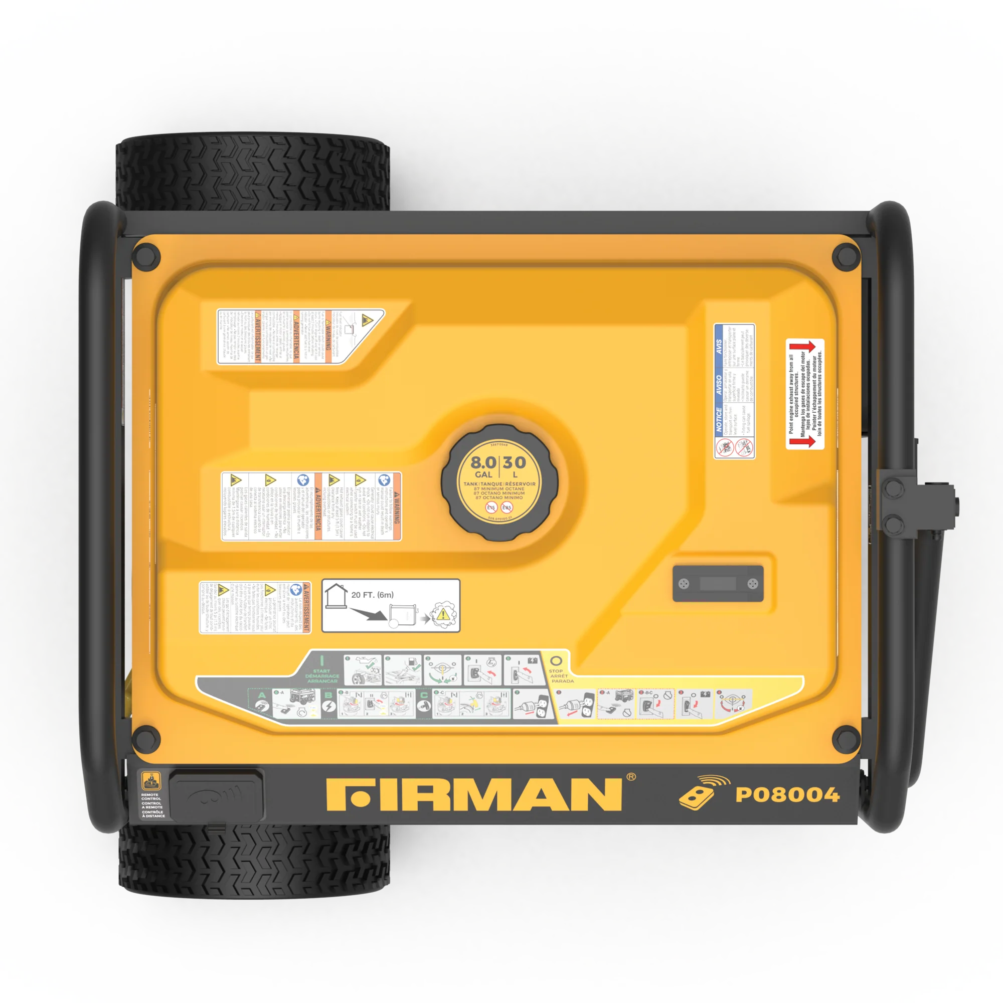 Gas Portable Generator 10000W Remote Start 120/240V - Image 10