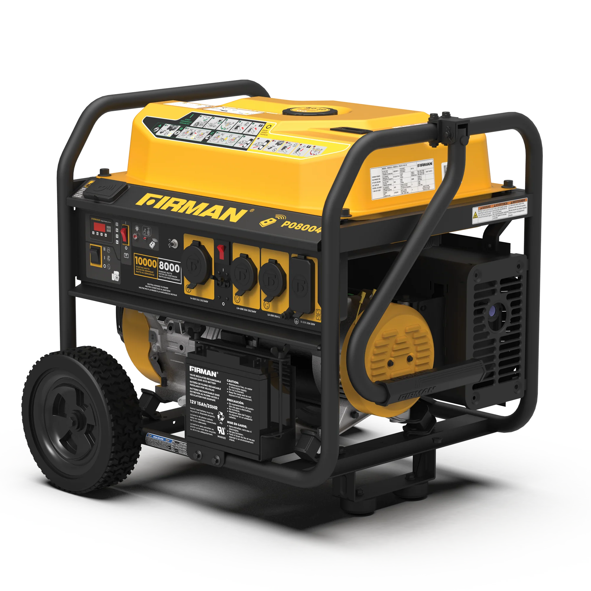 Gas Portable Generator 10000W Remote Start 120/240V - Image 11