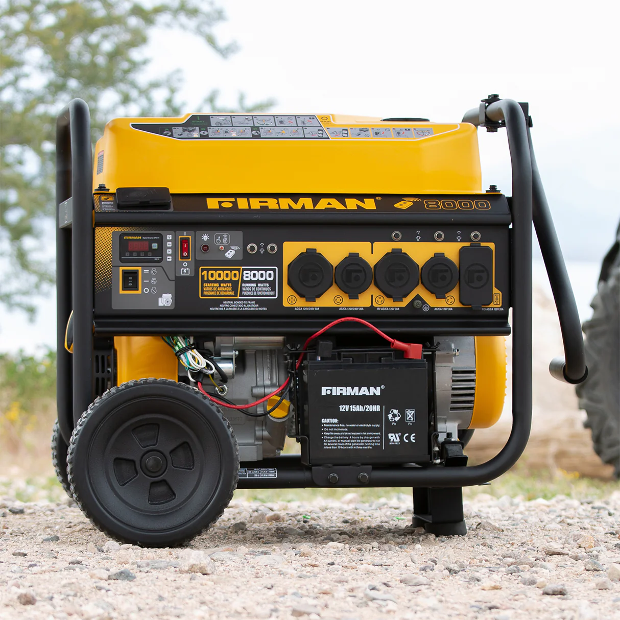 Gas Portable Generator 10000W Remote Start 120/240V - Image 4