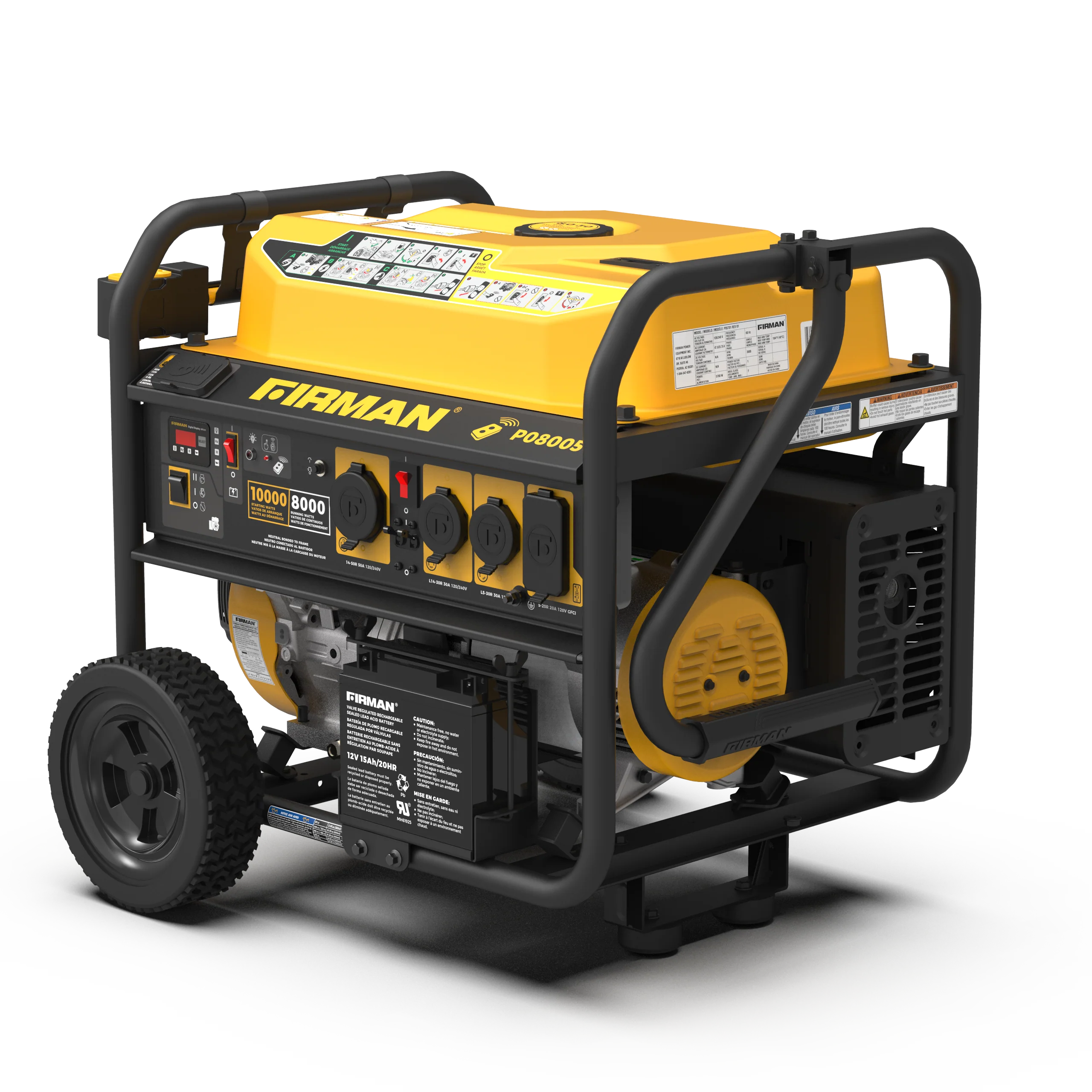 Gas Portable Generator 10000W  Remote Start 120/240V - Image 12