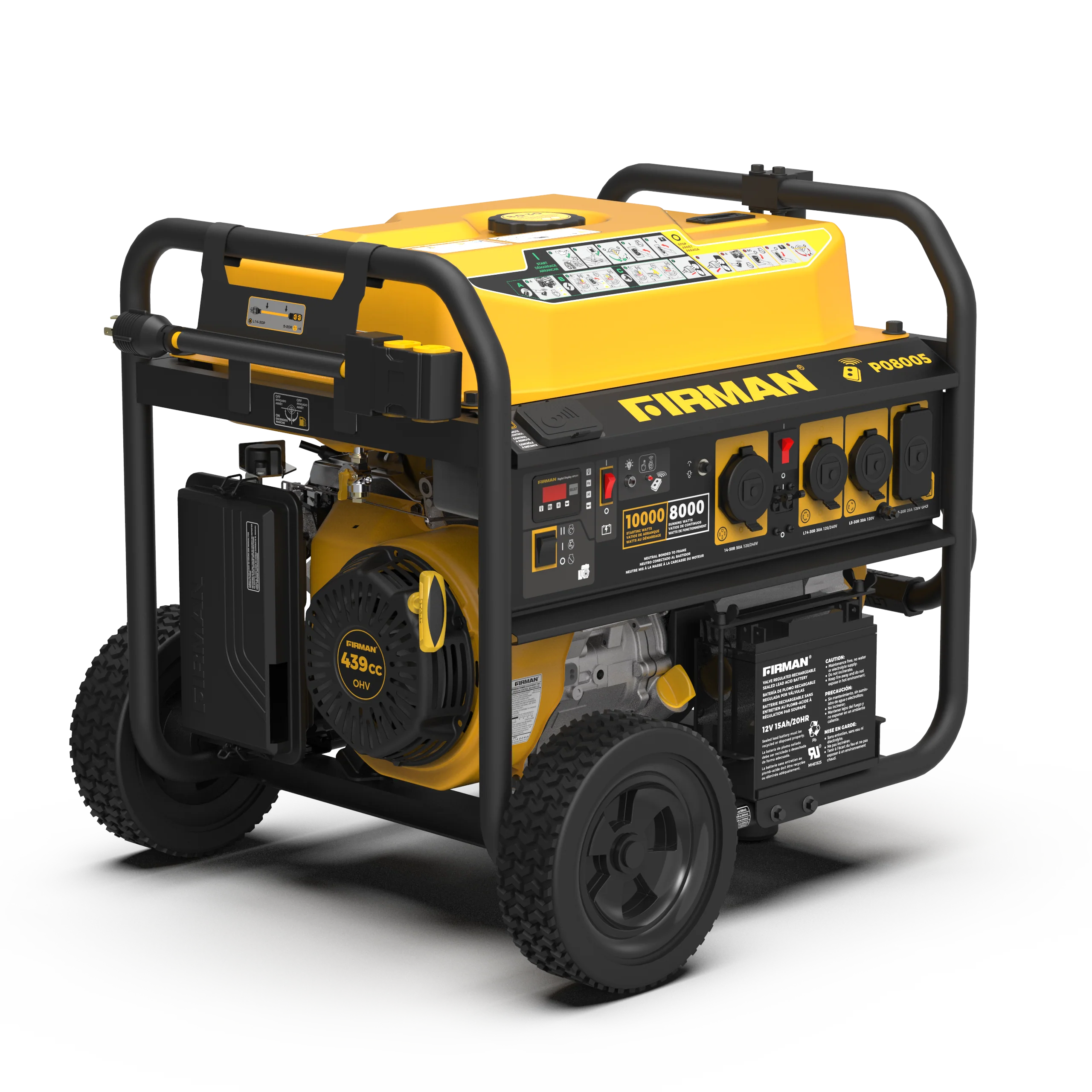 Gas Portable Generator 10000W  Remote Start 120/240V - Image 14