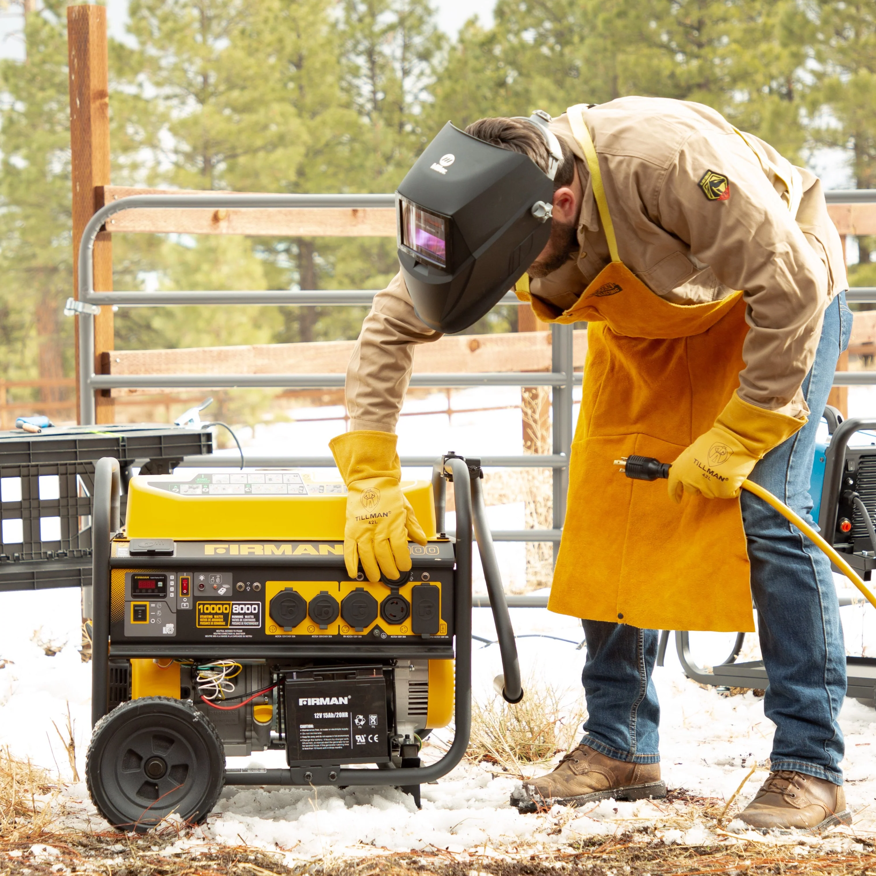 Gas Portable Generator 10000W  Remote Start 120/240V - Image 2