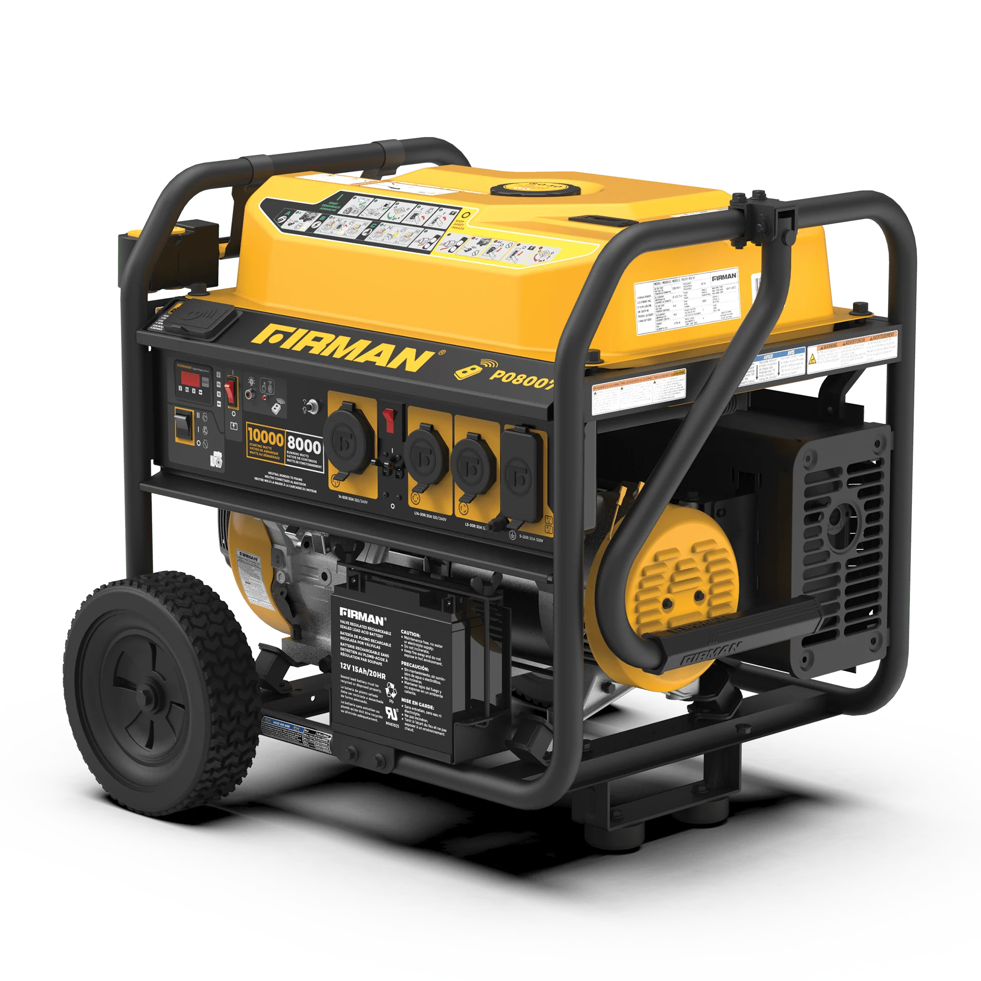 Gas Portable Generator 10000W Remote Start 120/240V - Image 10